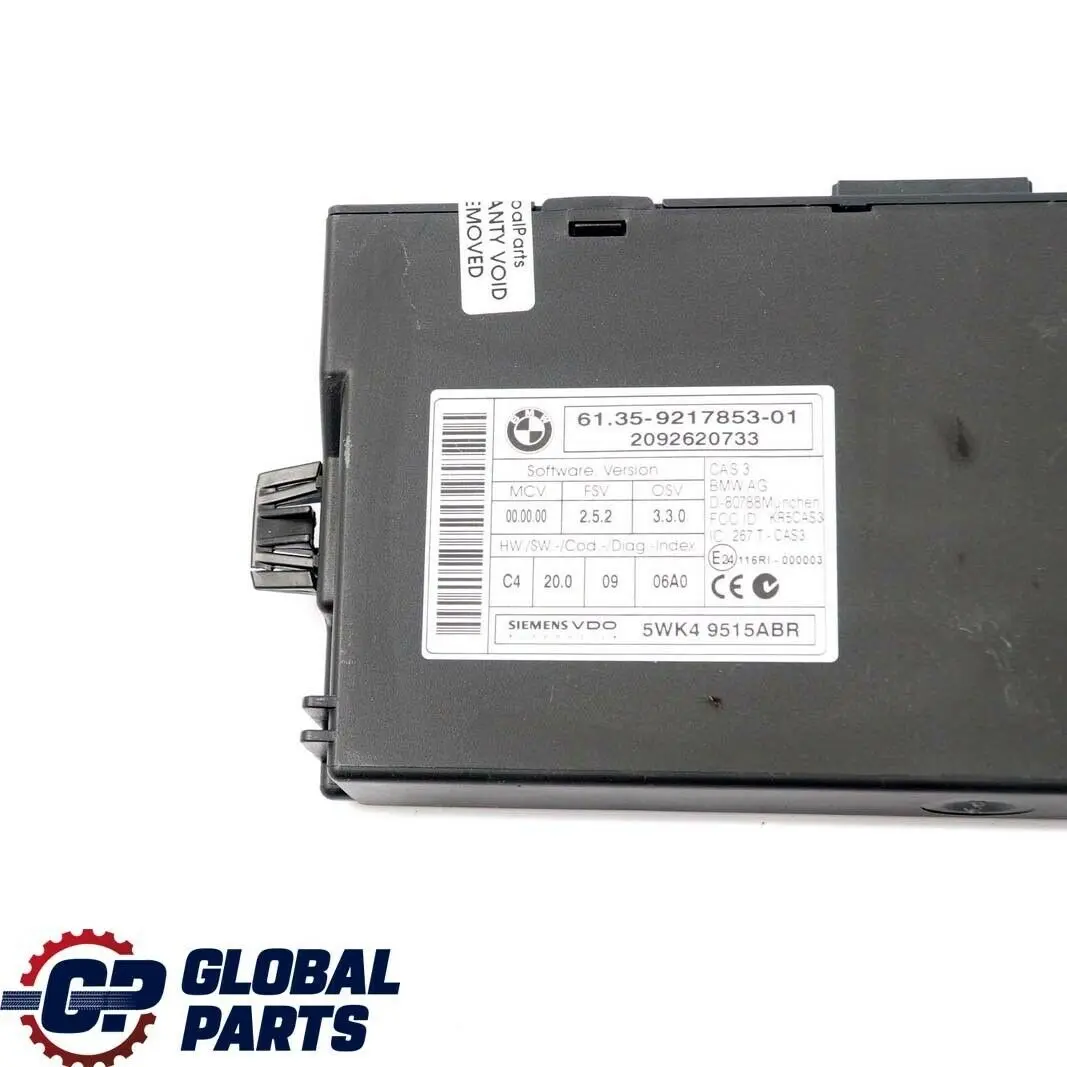 Mini Cooper D R55 R56 Diesel W16 1.6 109HP ECU Kit DDE CAS3 Keys Manual - SKU 7823934-2 - Part number 7823934