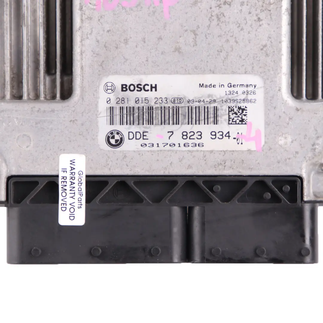 Mini Cooper D R55 R56 Diesel W16 109HP ECU Kit DDE CAS3 Key Manual - SKU 7823934-4 - Part number 7823934