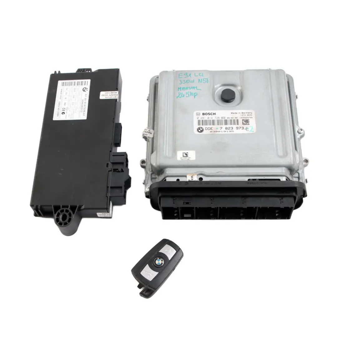 BMW E90 E91 LCI E92 330d Diesel N57 245HP ECU Engine Kit DDE CAS3 + Key - SKU 7823973-2 - Part number 7823973