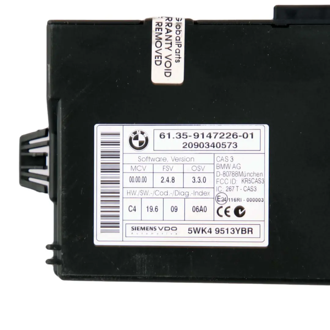 BMW E90 E91 LCI E92 330d Diesel N57 245HP ECU Engine Kit DDE CAS3 + Key - SKU 7823973-2 - Part number 7823973