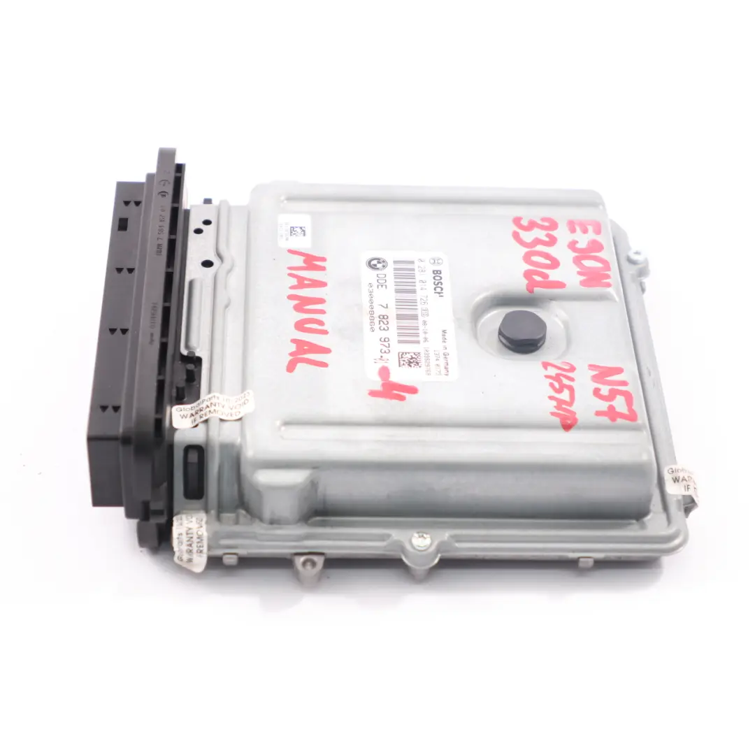 BMW E90 E91 LCI E92 330d Diesel N57 245HP ECU Unité moteur DDE Manuel - SKU 7823973-4 - Numéro de pièce 7823973