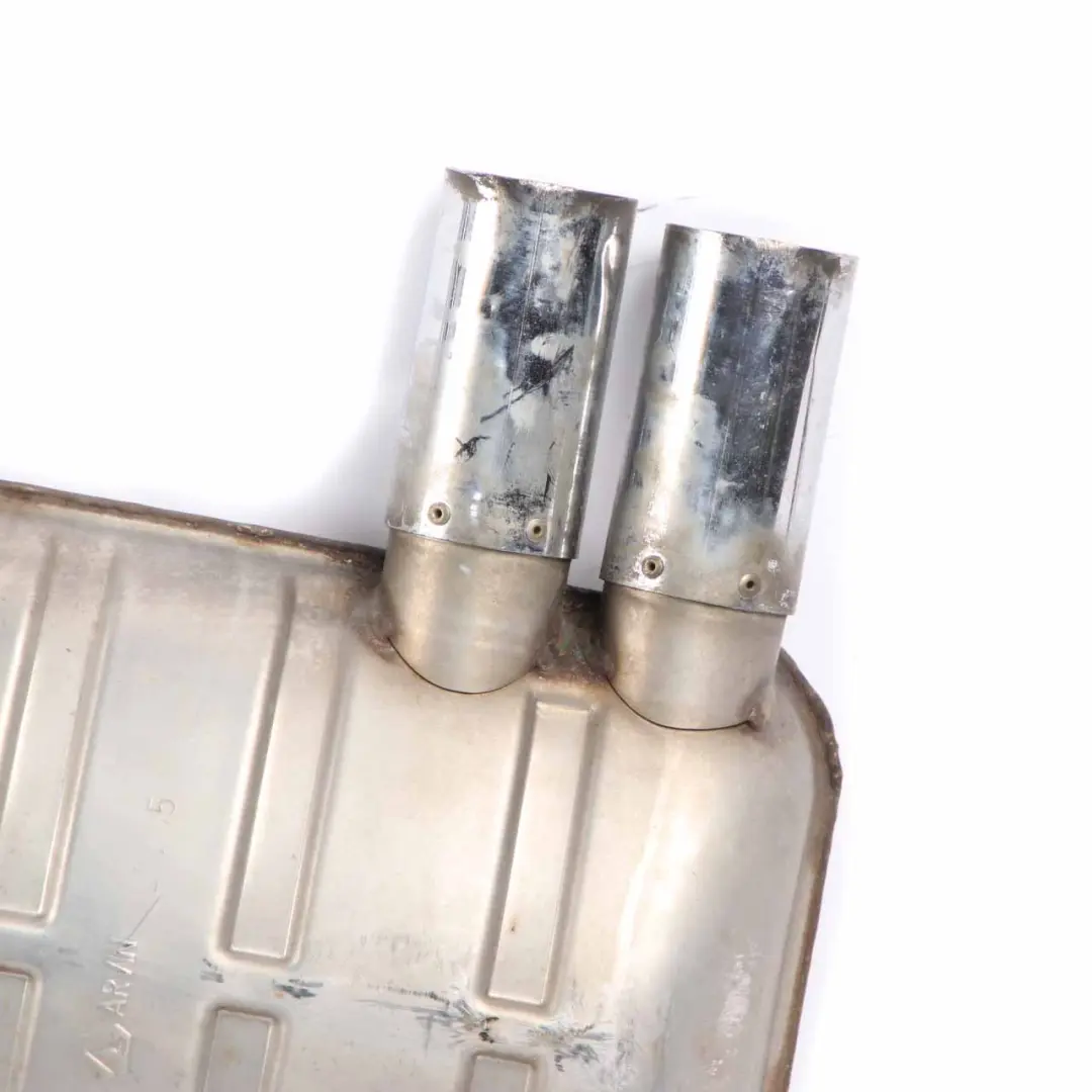 Exhaust Silencer BMW E46 M3 Muffler Back Box Double Pipes to Rear with Part number 7831783 Rear Exhaust Silencer BMW E46 M3 Muffler Back Box Double Pipes - SKU 7831783 - Part number 7831783