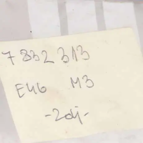 Exhaust Intermediate Pipe BMW E46 M3 Muffler Back Box Pipes to with Part number 7832313 Exhaust Intermediate Pipe BMW E46 M3 Muffler Back Box Pipes - SKU 7832313 - Part number 7832313