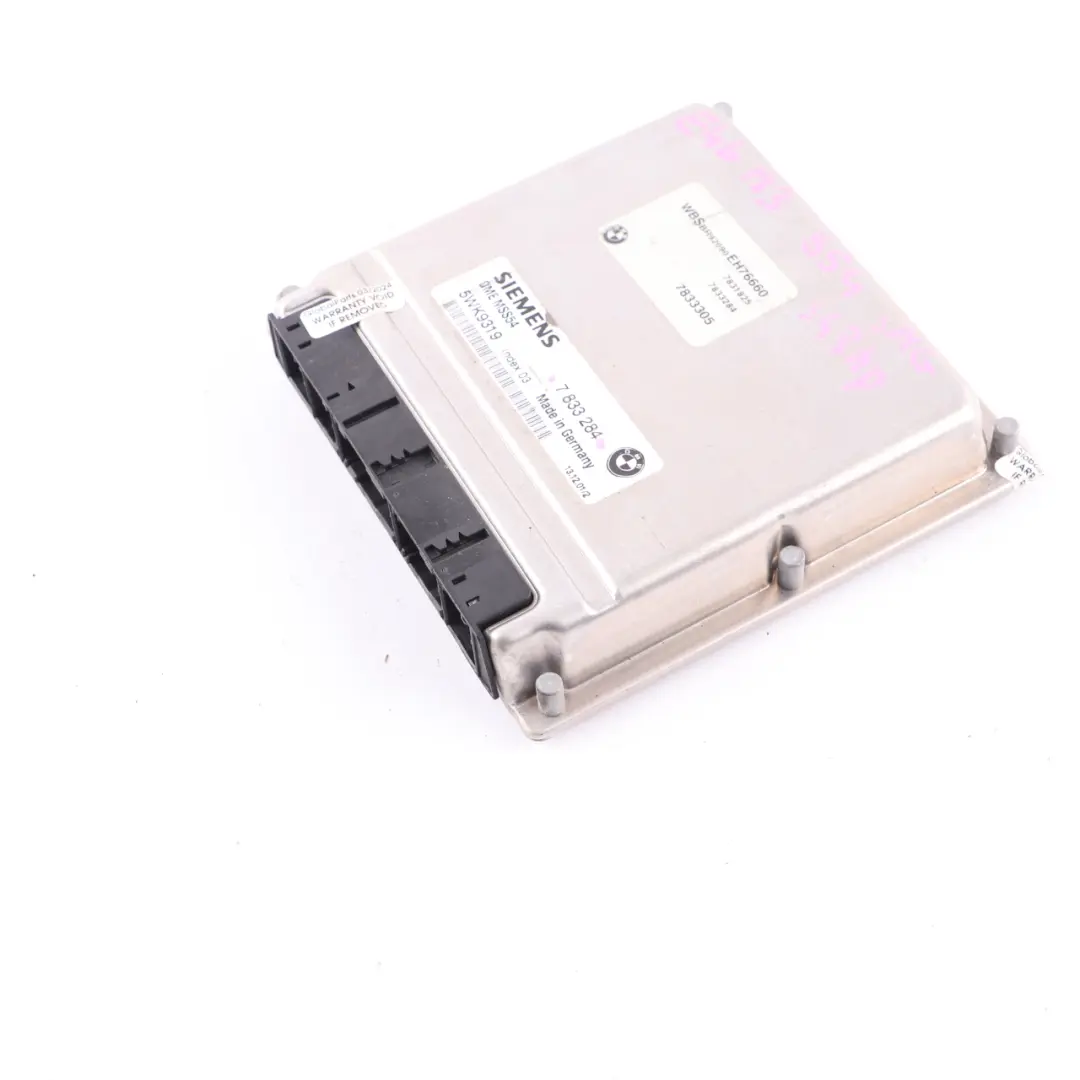 BMW E46 M3 S54 343HP Engine Control Unit Module ECU DME SMG - SKU 7833284 - Part number 7833284