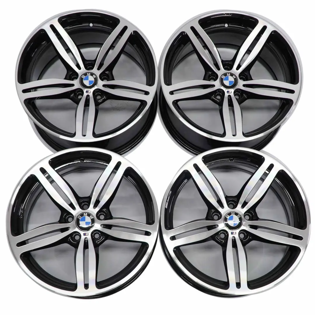 BMW E60 M5 E63 M6 Complete Set 4x Forged Alloy Wheel Rim 19" M Double Spoke 167 - SKU 7835146/7835147 - Part number 7835146/7835147