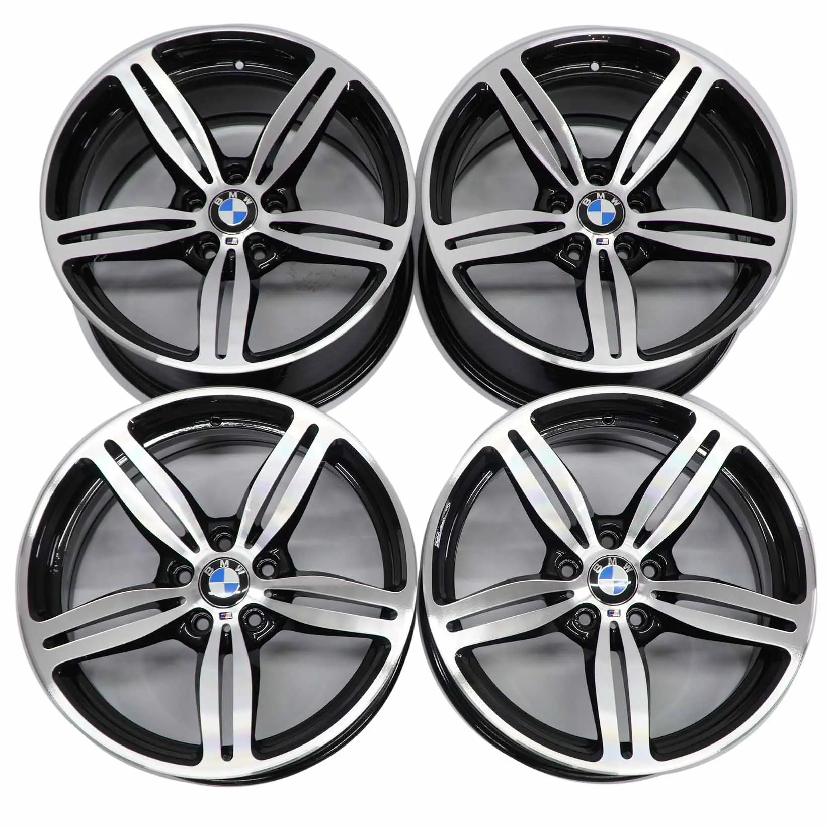 BMW E60 M5 E63 M6 Set Complet 4x Jante Alliage Forgé 19" M Double Spoke 167