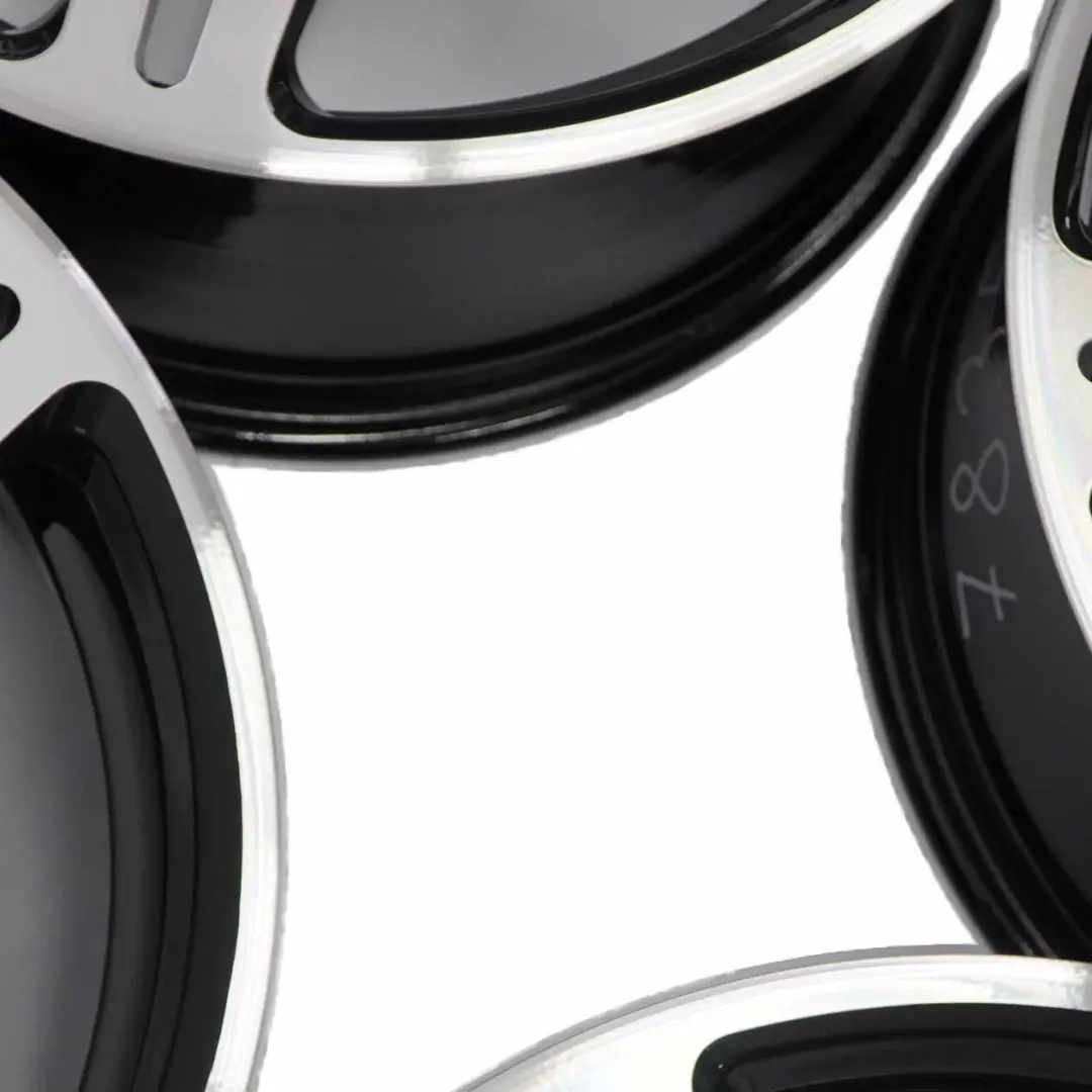 BMW E60 M5 E63 M6 Complete Set 4x Forged Alloy Wheel Rim 19" M Double Spoke 167 - SKU 7835146/7835147 - Part number 7835146/7835147