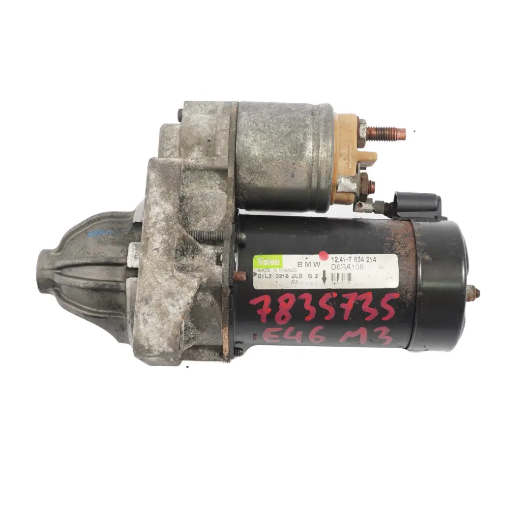 M3.2 Engine Starter Motor Valeo 7834214 to BMW E46 M3 Z4 E85 with Part number 7835735 BMW E46 M3 Z4 E85 M3.2 Engine Starter Motor Valeo 7834214 - SKU 7835735 - Part number 7835735