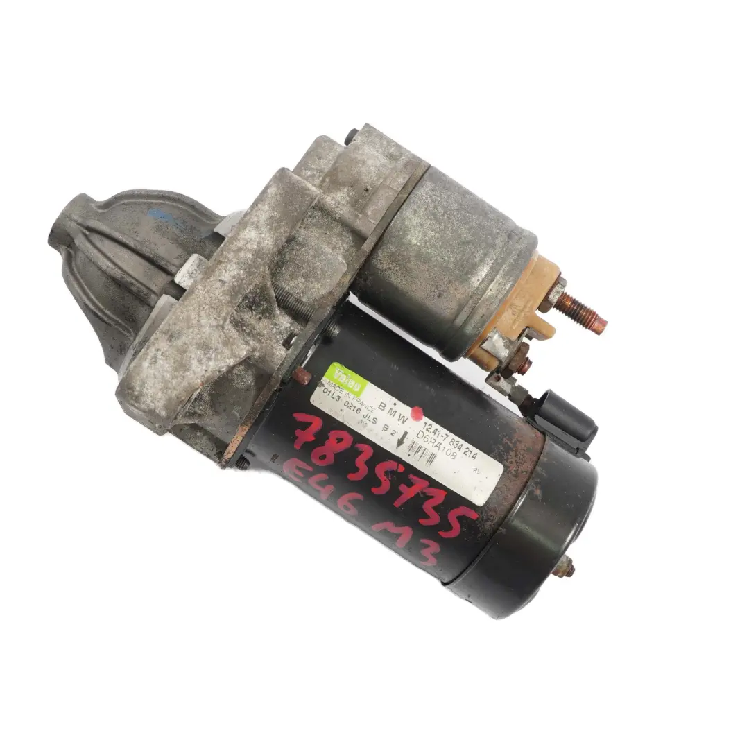 BMW E46 M3 Z4 E85 M3.2 Motor De arranque Valeo 7834214 - SKU 7835735 - Número de pieza 7835735