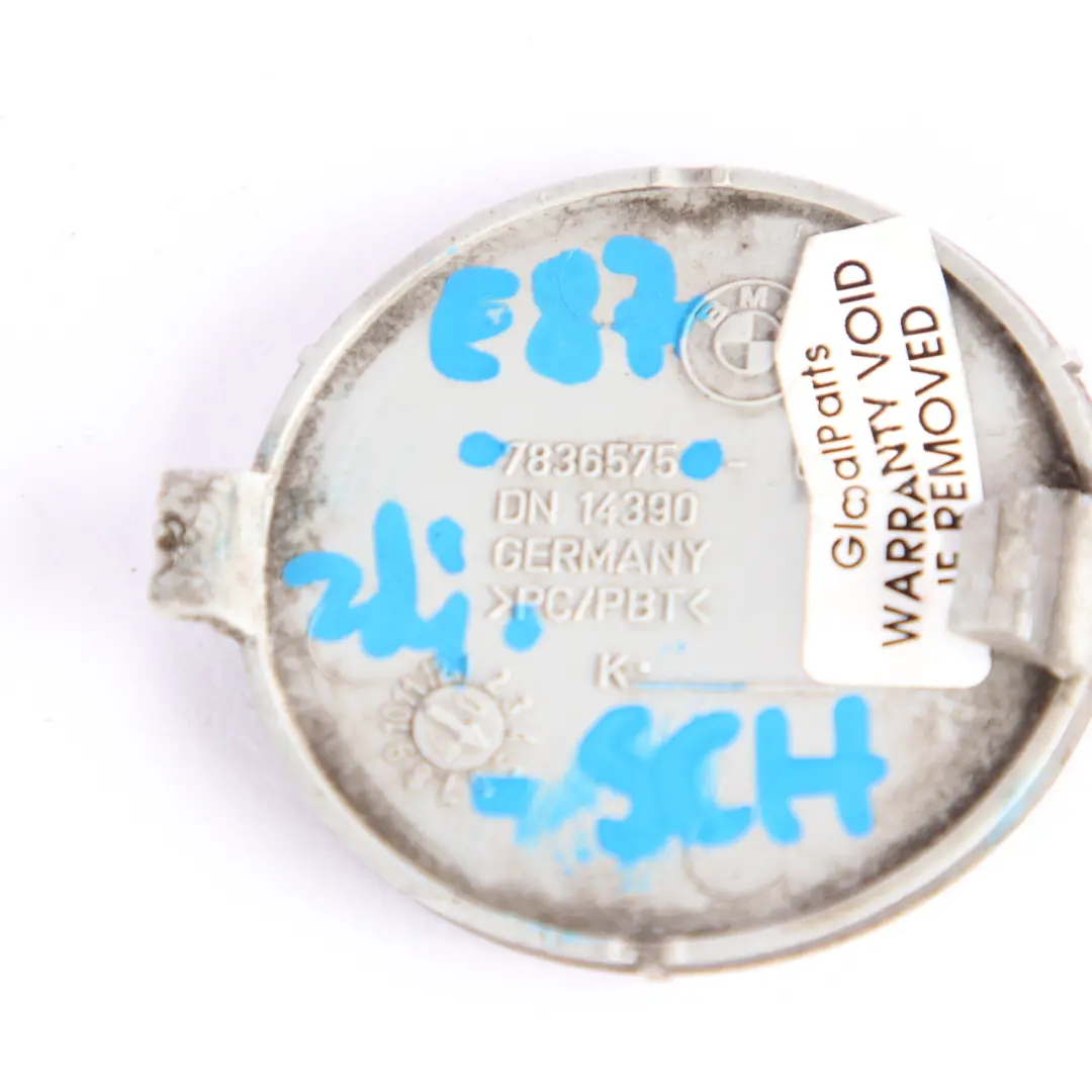 Bumper Flap BMW E81 E87 M Sport Towing Eye Schwarz 2 Black 668 to Rear with Part number 7836575 Rear Bumper Flap BMW E81 E87 M Sport Towing Eye Schwarz 2 Black 668 - SKU 7836575-SCH - Part number 7836575