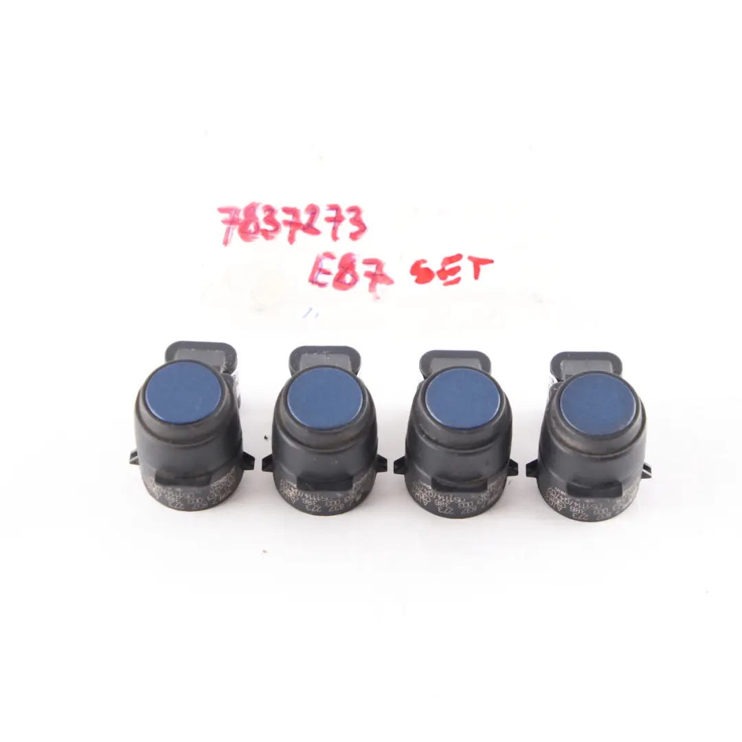 Parking Sensor BMW E81 E87 E90 PDC Ultrasonic Le Mans Blue 381 Set to 4 x with Part number 7837273 4 x Parking Sensor BMW E81 E87 E90 PDC Ultrasonic Le Mans Blue 381 Set - SKU 7837273-1 - Part number 7837273