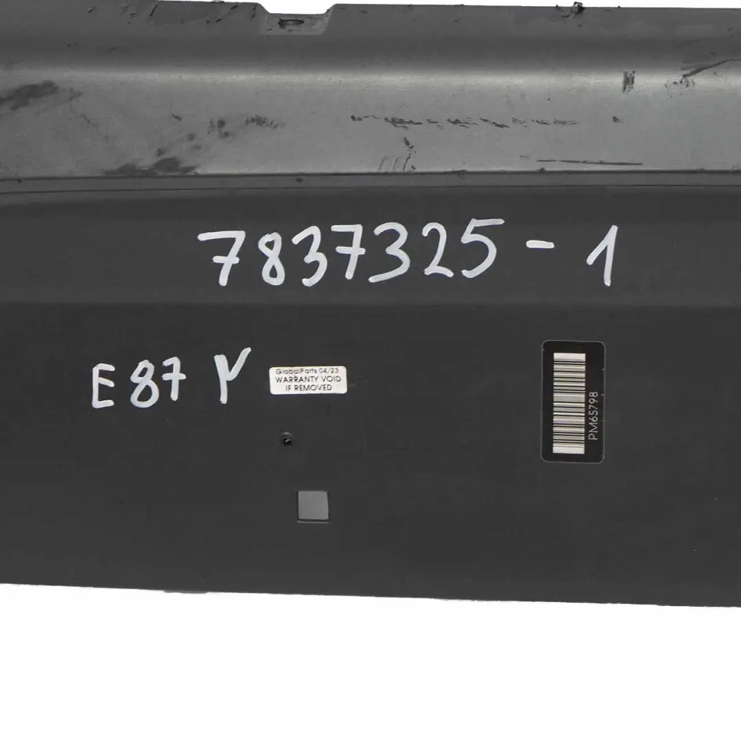 BMW E81 E87 LCI M Sport Pare-chocs arrière Bas Panneau de garniture Diffuseur - SKU 7837325-1 - Numéro de pièce 7837325