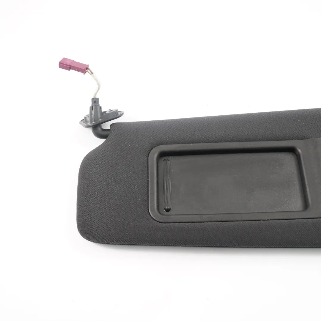 Pare-soleil BMW E90 E91 2 Miroir gauche éclairé Tissu Anthracite pour à propos du numéro de pièce 7837751 Pare-soleil BMW E90 E91 2 Miroir gauche éclairé Tissu Anthracite - SKU 7837751-2 - Numéro de pièce 7837751