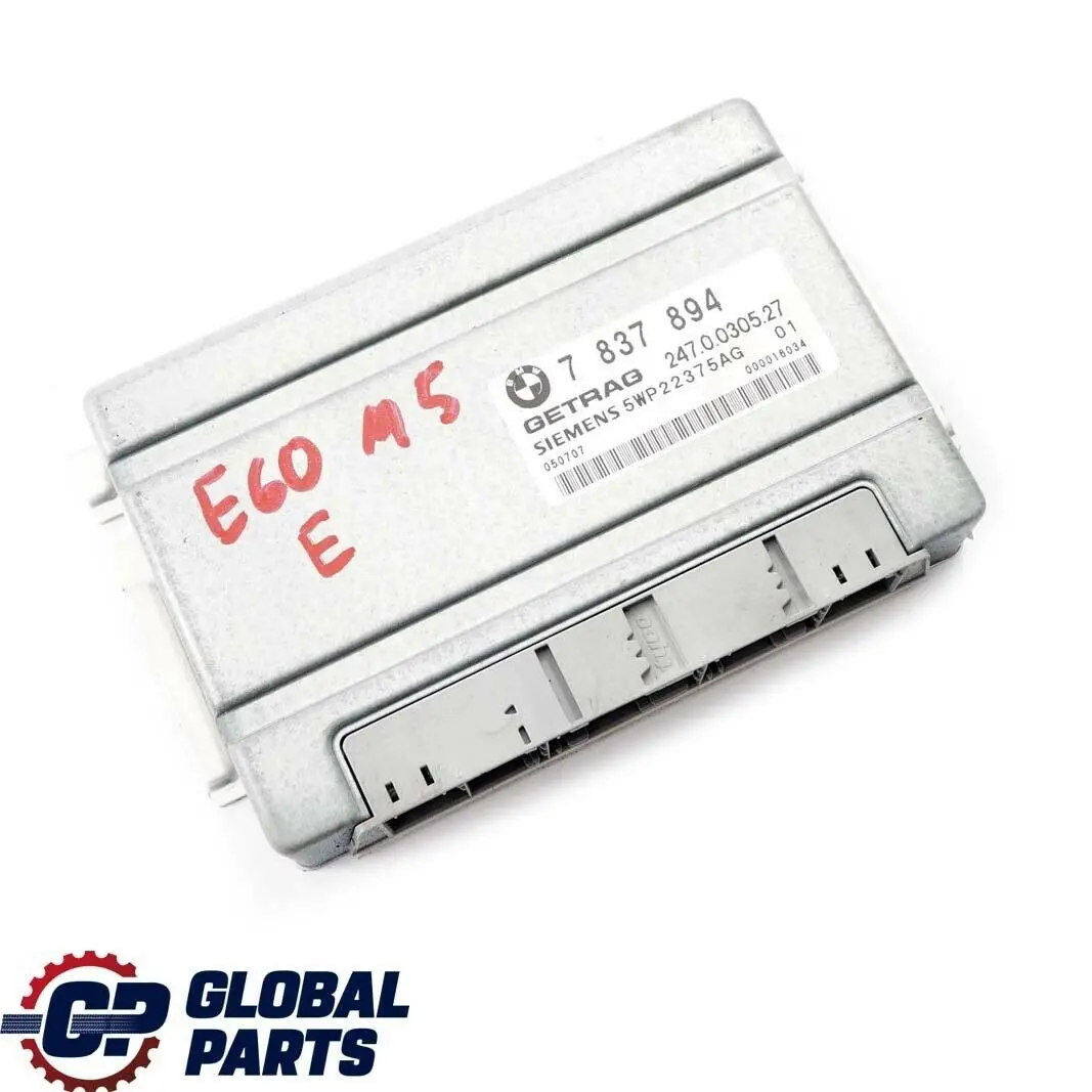 Gearbox Basic Control Unit SMG to BMW 5 6 Series E60 M5 E63 E64 M6 Manual with Part number 7837894 BMW 5 6 Series E60 M5 E63 E64 M6 Manual Gearbox Basic Control Unit SMG - SKU 7837894 - Part number 7837894