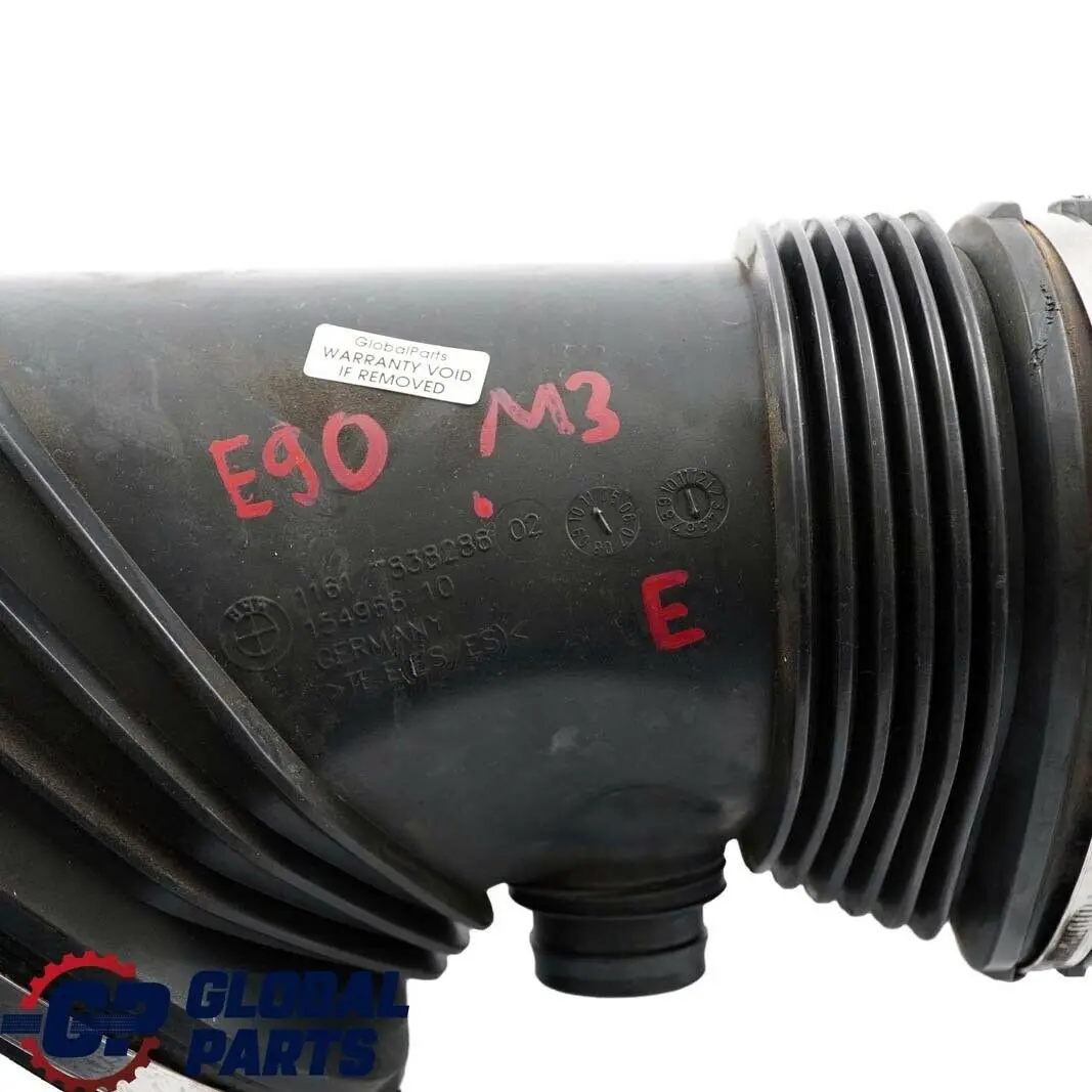 Faltenbalg Ansauganlage Motor für BMW 3 er E90 E92 E93 M3 mit Teilenummer 7838286 BMW 3 er E90 E92 E93 M3 Faltenbalg Ansauganlage Motor - SKU 7838286 - Teilenummer 7838286