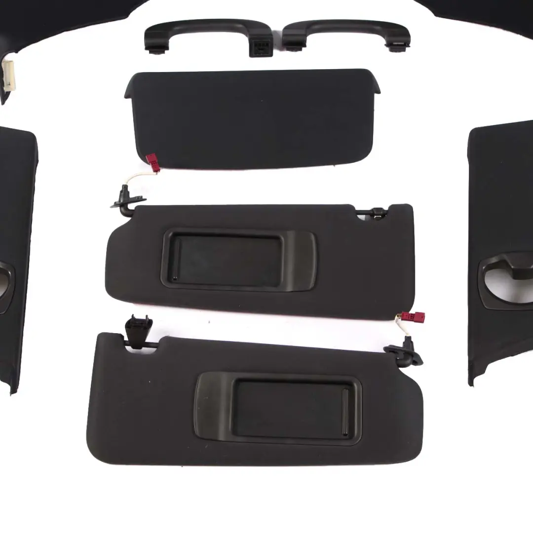 BMW E92 Coupe Headlining Roof Lining Slide Sunroof Black 7960074 + Pillars Set - SKU 7838455-1 - Part number 7838455