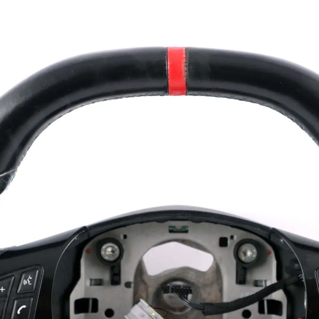 Leather M-Sport Look Flat Steering Wheel to BMW E81 E82 E87 E90 E91 E92 E93 Black with Part number 7839114 BMW E81 E82 E87 E90 E91 E92 E93 Black Leather M-Sport Look Flat Steering Wheel - SKU 7839114-10 - Part number 7839114