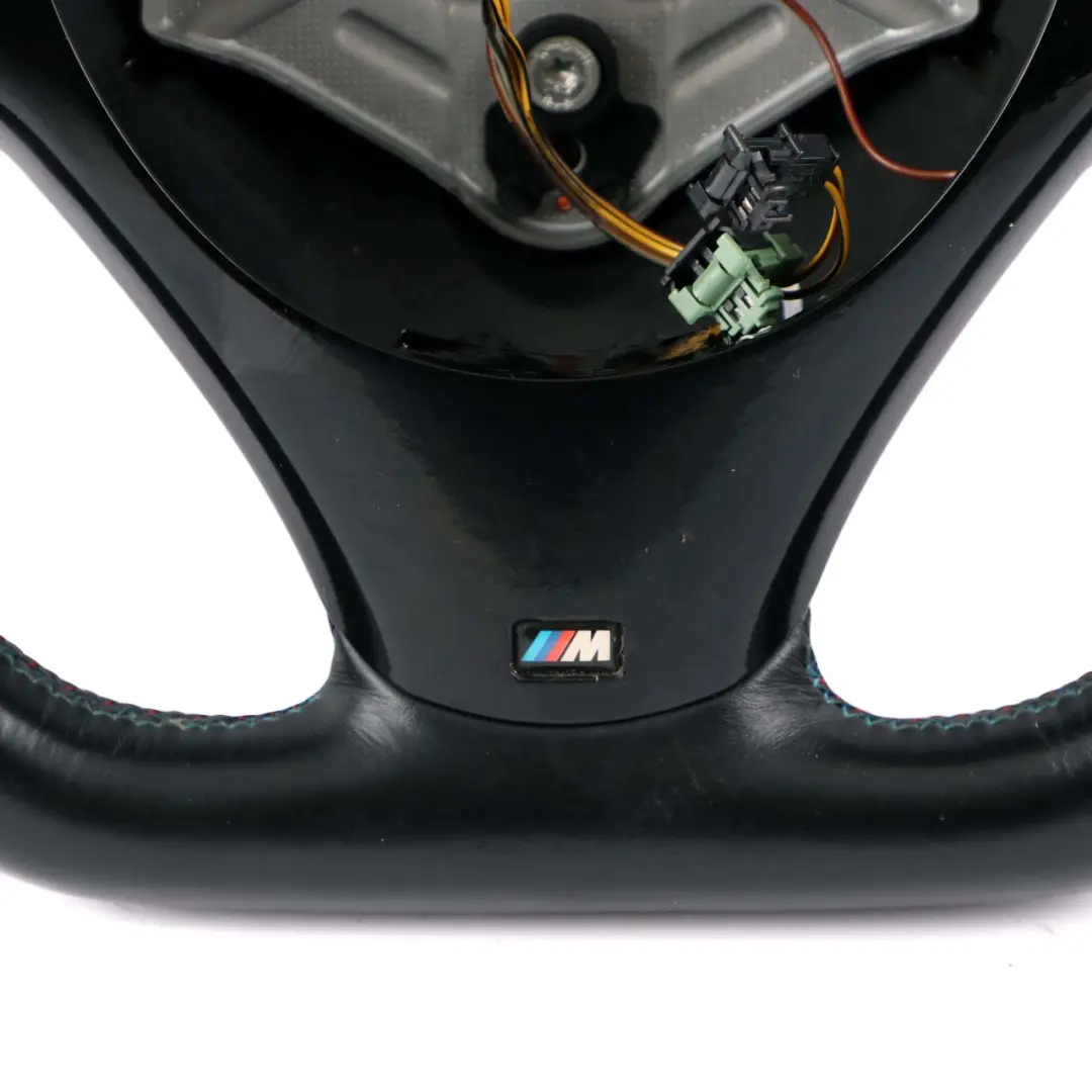 Leather M-Sport Look Flat Steering Wheel to BMW E81 E82 E87 E90 E91 E92 E93 Black with Part number 7839114 BMW E81 E82 E87 E90 E91 E92 E93 Black Leather M-Sport Look Flat Steering Wheel - SKU 7839114-10 - Part number 7839114
