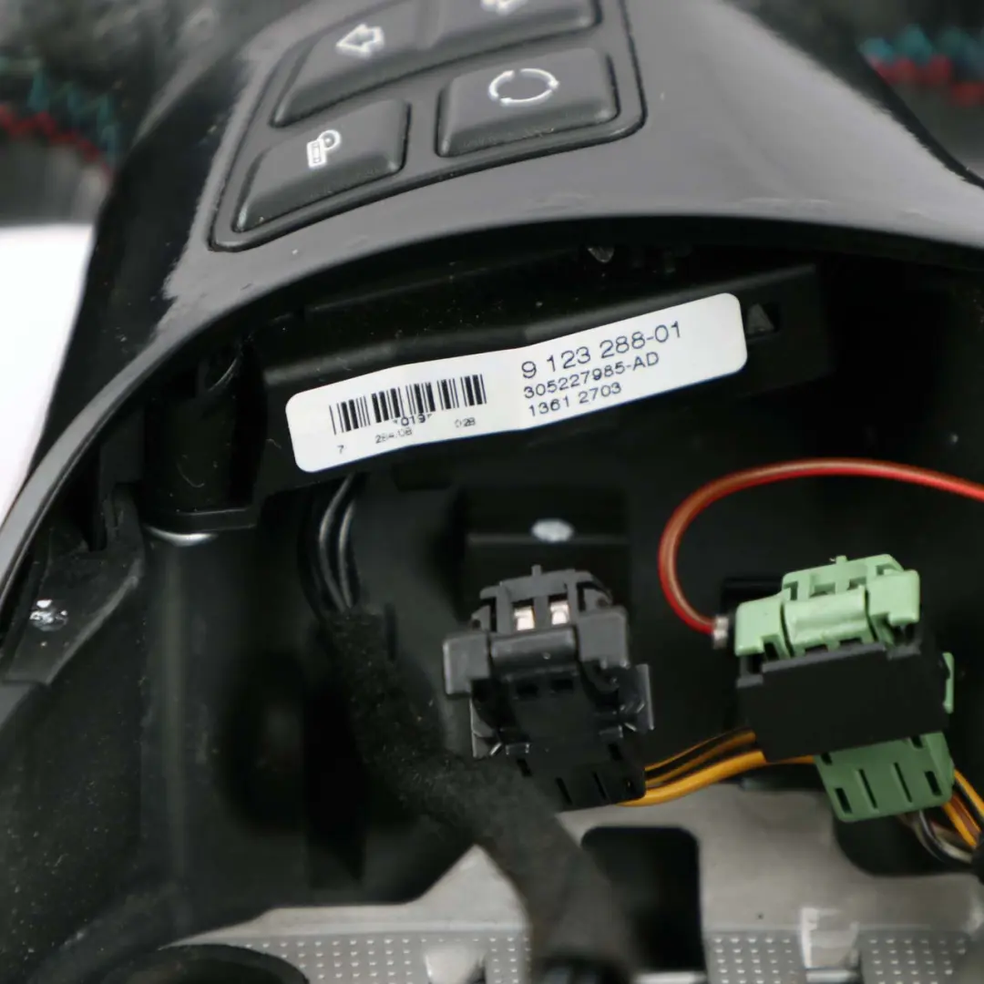 BMW E81 E82 E87 E90 E91 E92 E93 Black Leather M-Sport Look Flat Steering Wheel - SKU 7839114-10 - Part number 7839114