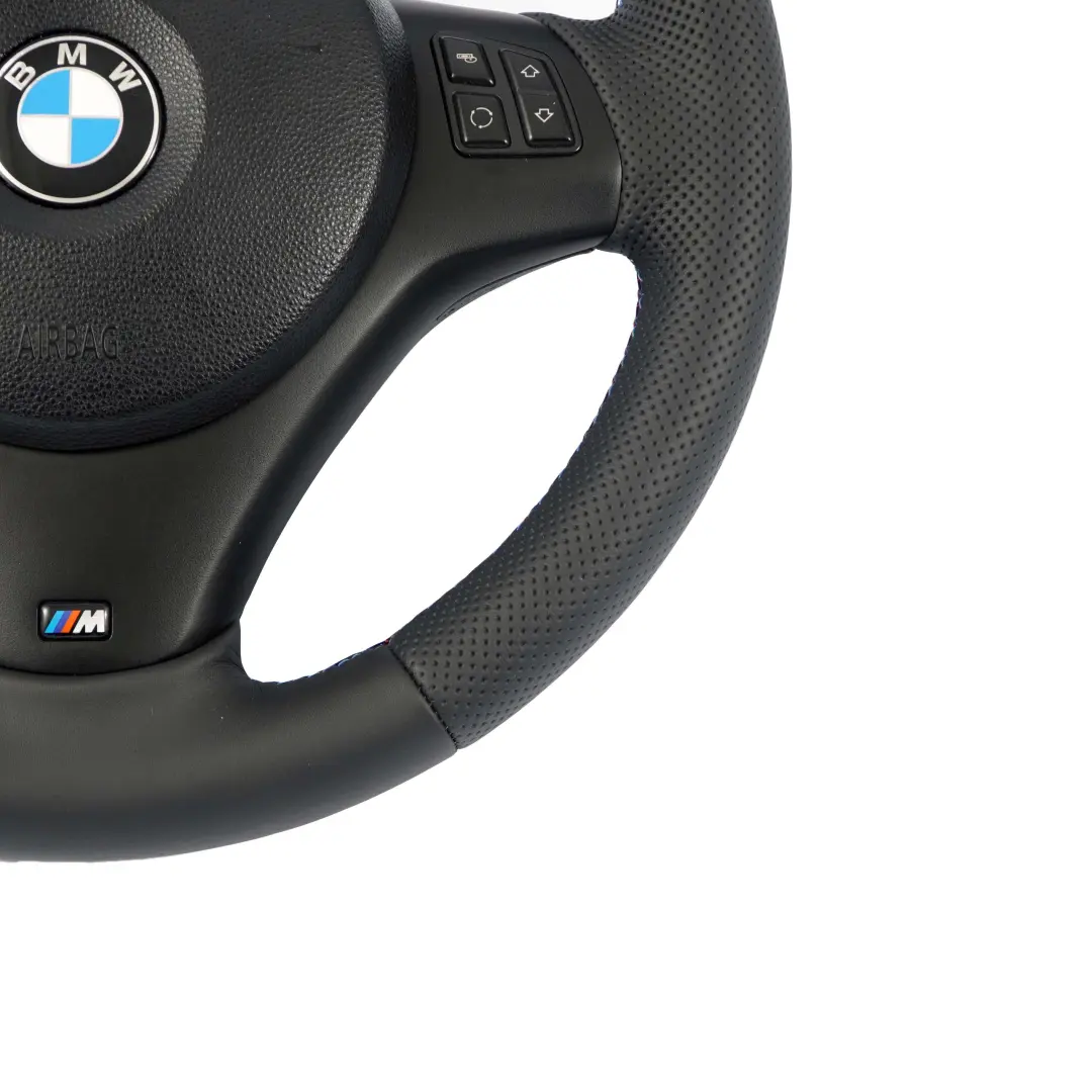 Neuf en Cuir Noir M Volant Sport Volant epais BMW E81 E82 E87 E90 E91 E92 - SKU 7839114-2-SET - Numéro de pièce 7839114