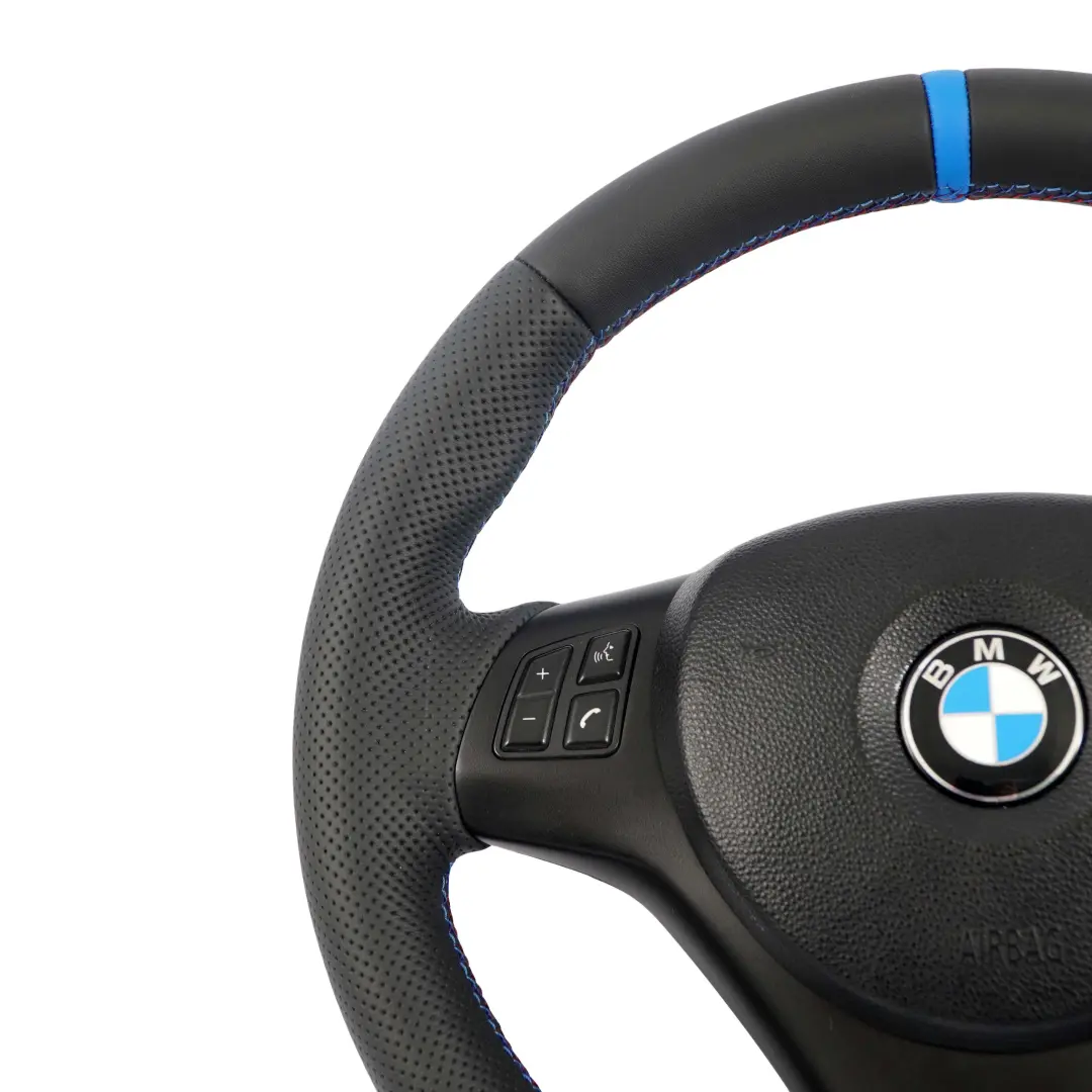 Neuf en Cuir Noir M Volant Sport Volant epais BMW E81 E82 E87 E90 E91 E92 - SKU 7839114-2-SET - Numéro de pièce 7839114