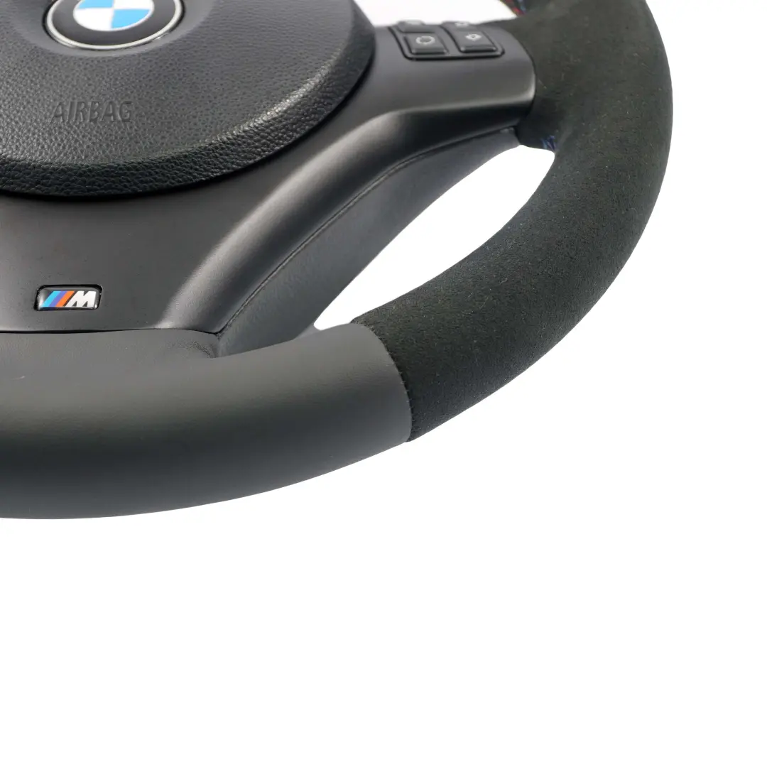 BMW E81 E87 E90 E91 E92 NEU Leder / Alcantara M Sport Sportlenkrad Sport Lenkrad - SKU 7839114-7-SET - Teilenummer 7839114