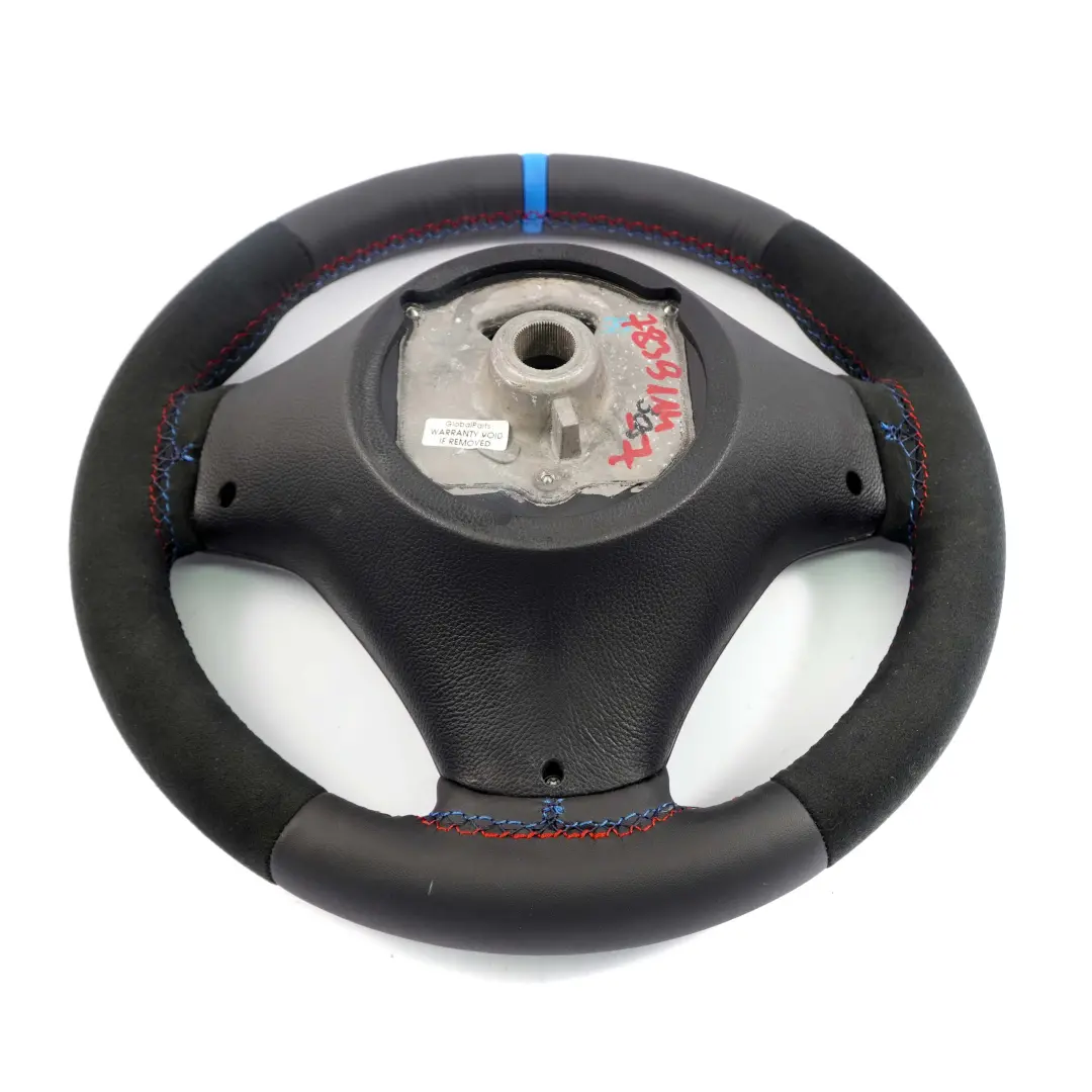 BMW E81 E87 E90 E91 E92 NEU Leder / Alcantara M Sport Sportlenkrad Sport Lenkrad - SKU 7839114-7-SET - Teilenummer 7839114
