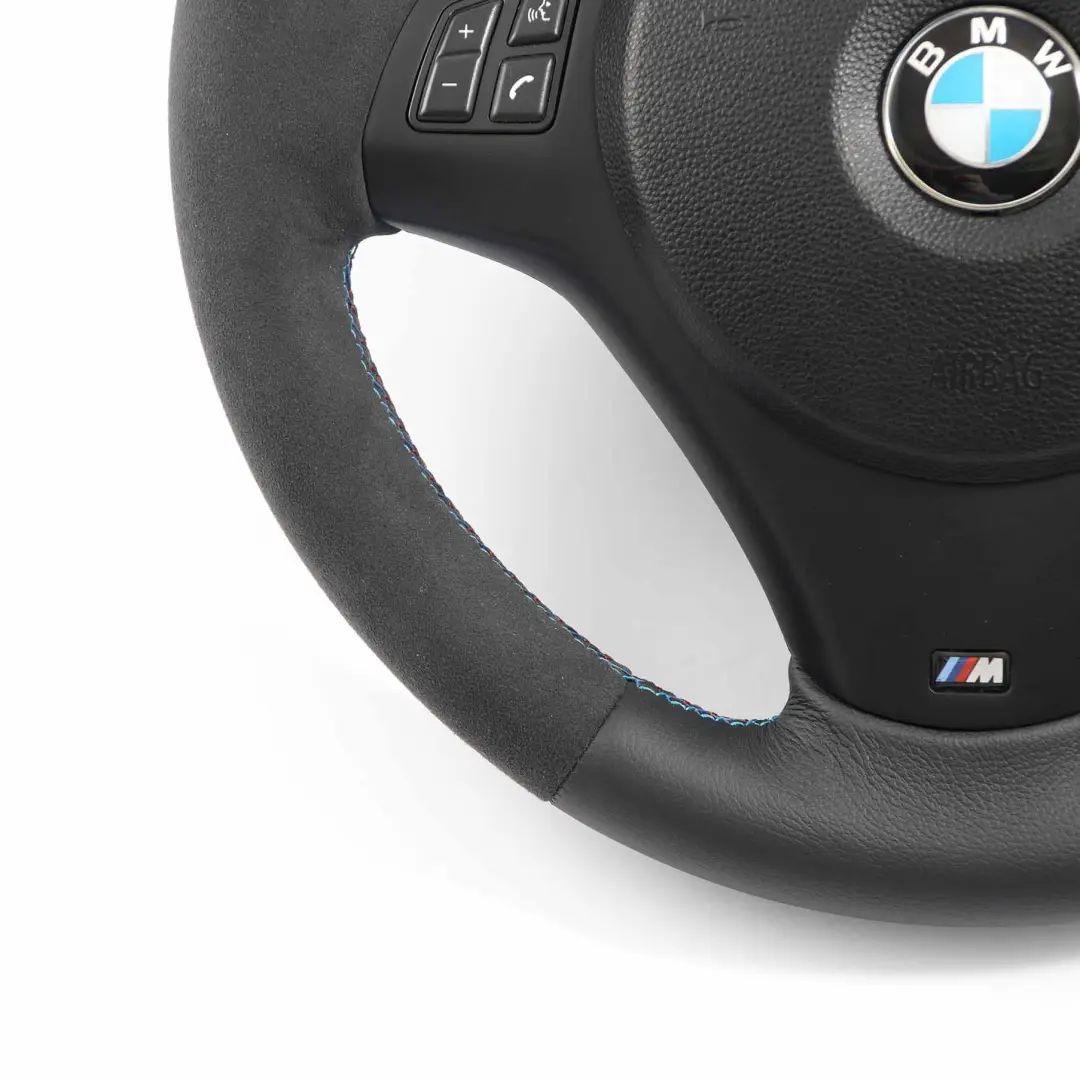 BMW E81 E87 E90 E91 E92 M Sport Volant avec NEUF Noir Cuir / Alcantara - SKU 7839115-1-SET - Numéro de pièce 7839115