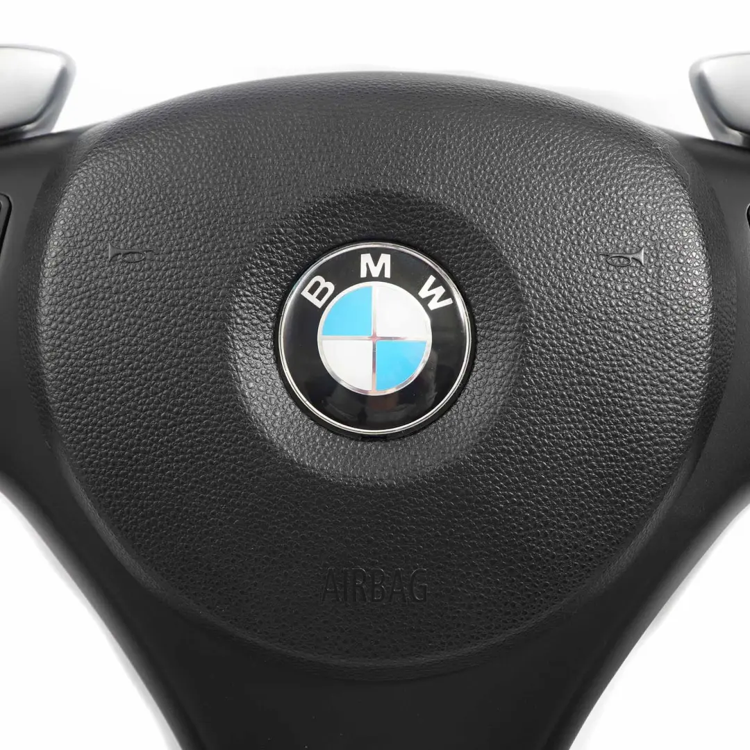 BMW E87 E90 E91 E92 NEU Leder / Alcantara M-Sport Dickes Lenkrad Paddelschieber - SKU 7839115-1-SET - Teilenummer 7839115