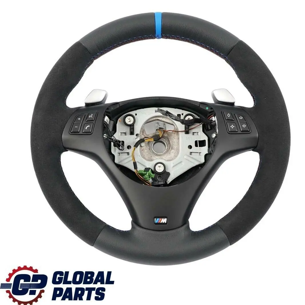 NEUES Leder Alcantara M-Sport Dickes Lenkrad Paddel Schieber für BMW E87 E90 E91 mit Teilenummer 7839115 BMW E87 E90 E91 NEUES Leder Alcantara M-Sport Dickes Lenkrad Paddel Schieber - SKU 7839115-1 - Teilenummer 7839115