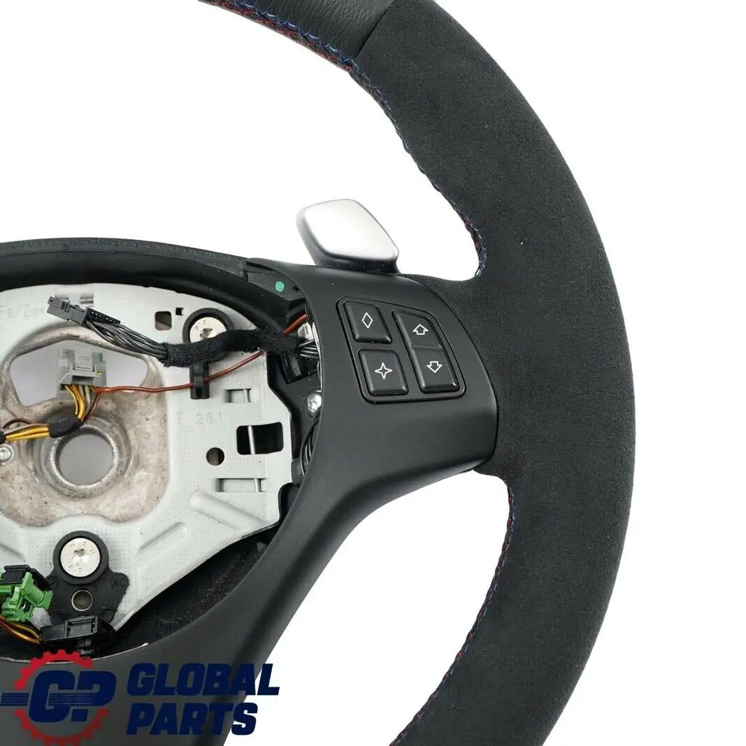 NEUES Leder Alcantara M-Sport Dickes Lenkrad Paddel Schieber für BMW E87 E90 E91 mit Teilenummer 7839115 BMW E87 E90 E91 NEUES Leder Alcantara M-Sport Dickes Lenkrad Paddel Schieber - SKU 7839115-1 - Teilenummer 7839115