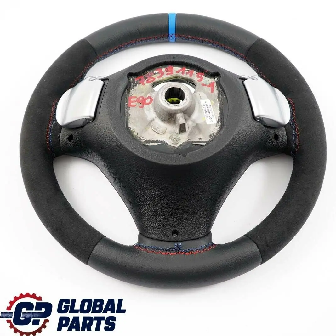 BMW E87 E90 E91 NEW Leather Alcantara M-Sport Thick Steering Wheel Paddle Shift - SKU 7839115-1 - Part number 7839115