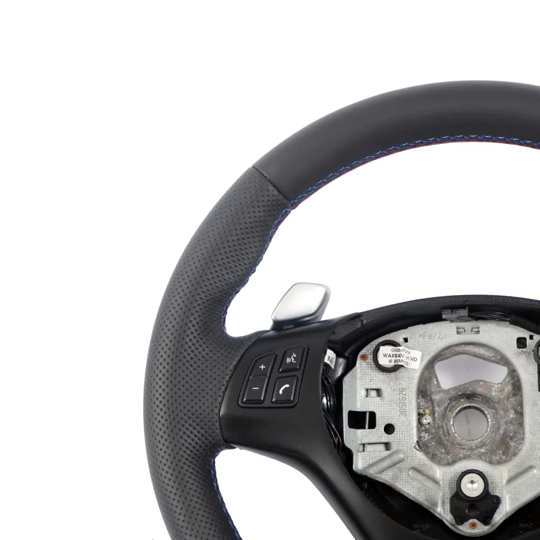 NEU Schwarz Leder M Sport Lenkrad Sportlenkrad Schaltwippen für BMW E92 E93 LCI mit Teilenummer 7839115 BMW E92 E93 LCI NEU Schwarz Leder M Sport Lenkrad Sportlenkrad Schaltwippen - SKU 7839115-2 - Teilenummer 7839115