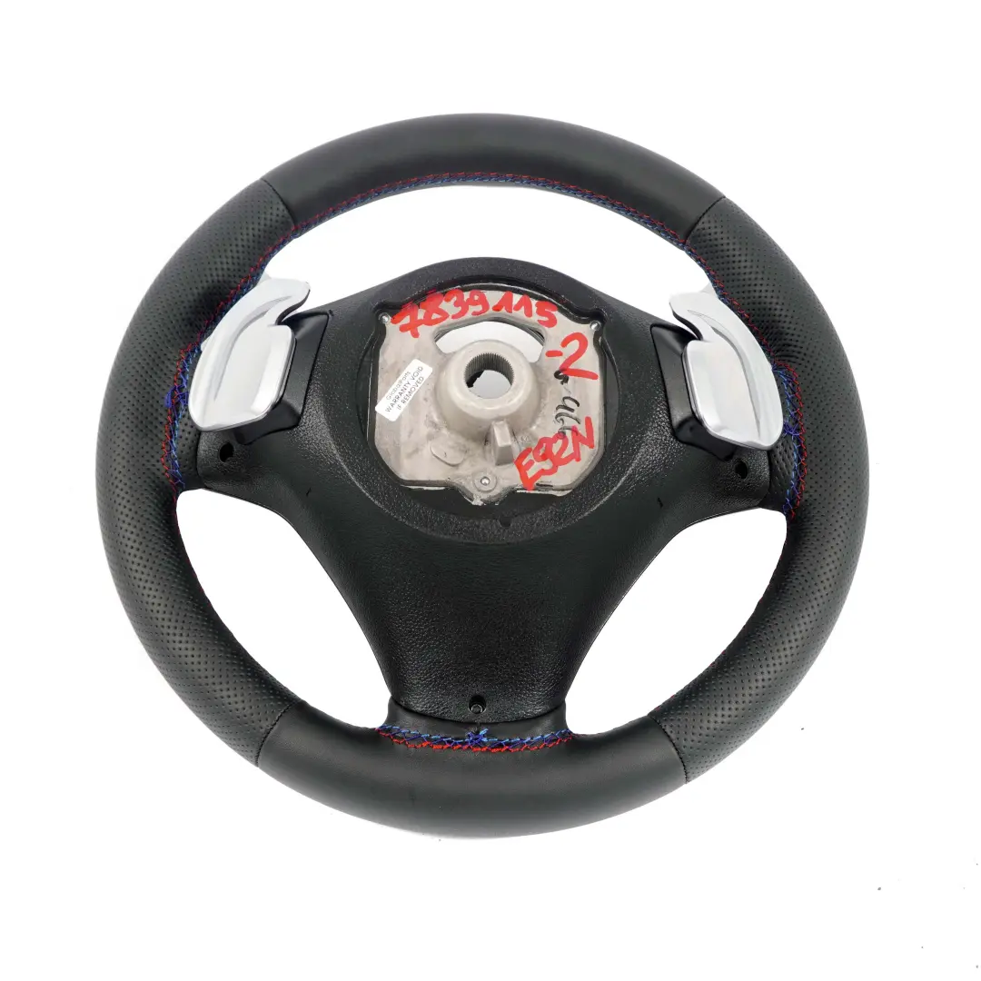 Volant avec NEUF Noir Cuir et Manettes pour BMW E92 E93 LCI M Sport à propos du numéro de pièce 7839115 BMW E92 E93 LCI M Sport Volant avec NEUF Noir Cuir et Manettes - SKU 7839115-2 - Numéro de pièce 7839115