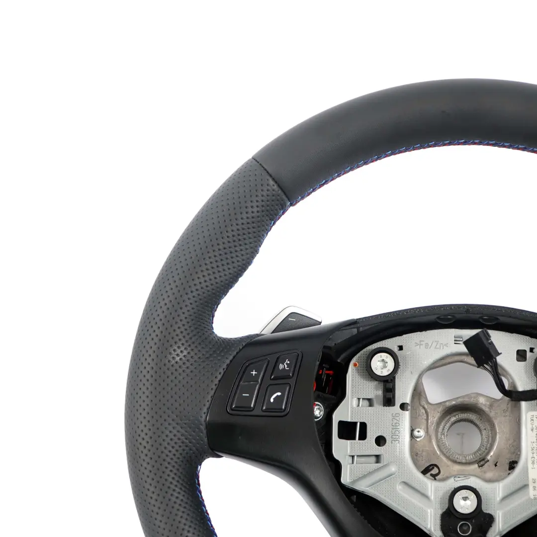 BMW E92 E93 LCI NEW Black Leather M-Sport Thick Steering Wheel Paddle Shift - SKU 7839115-2 - Part number 7839115