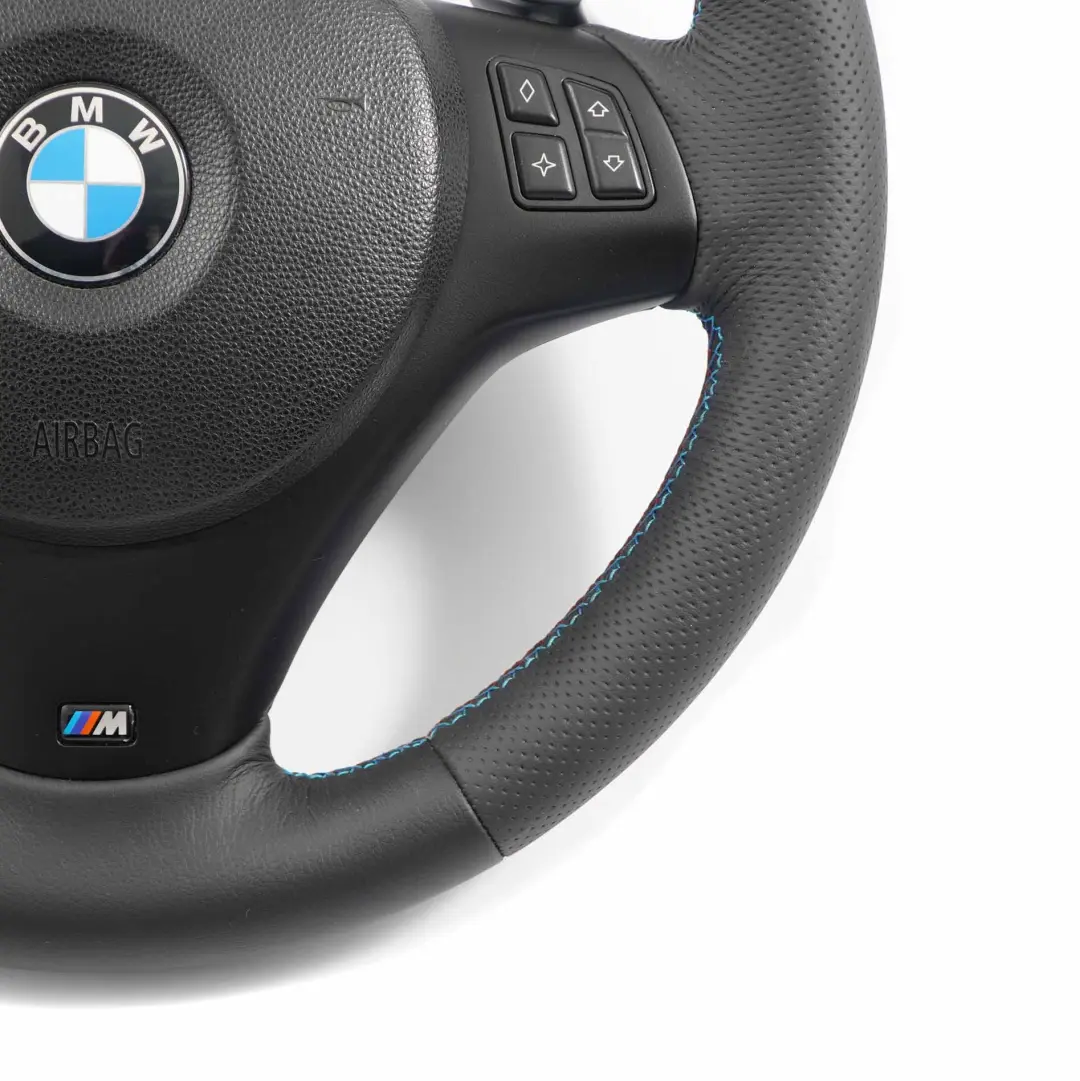 BMW E87 E90 E91 E92 NUEVO cuero M-Sport grueso volante Paddle Shift - SKU 7839115-3-SET - Número de pieza 7839115