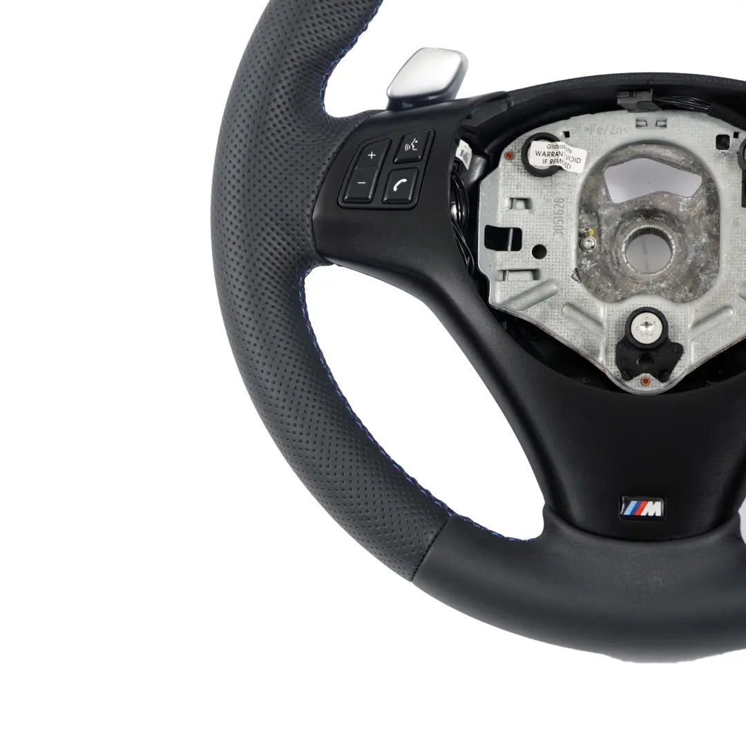 Leather Alcantara M-Sport Thick Steering Wheel Paddle Shift to BMW E92 E93 LCI NEW with Part number 7839115 BMW E92 E93 LCI NEW Leather Alcantara M-Sport Thick Steering Wheel Paddle Shift - SKU 7839115-4 - Part number 7839115