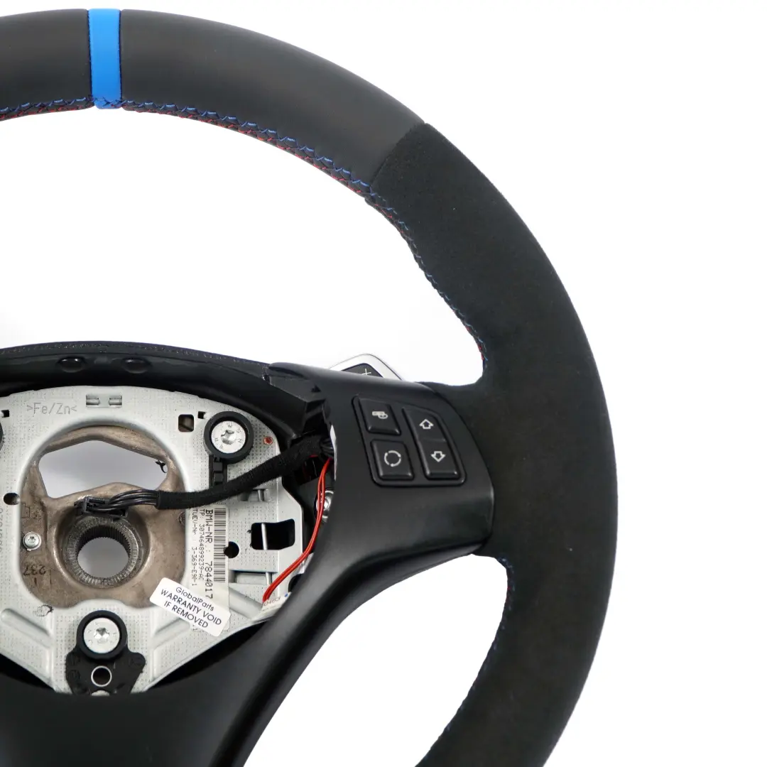 NEU Leder / Alcantara M-Sport Dickes Lenkrad Paddelschieber für BMW E92 E93 LCI mit Teilenummer 7839115 BMW E92 E93 LCI NEU Leder / Alcantara M-Sport Dickes Lenkrad Paddelschieber - SKU 7839115-4 - Teilenummer 7839115