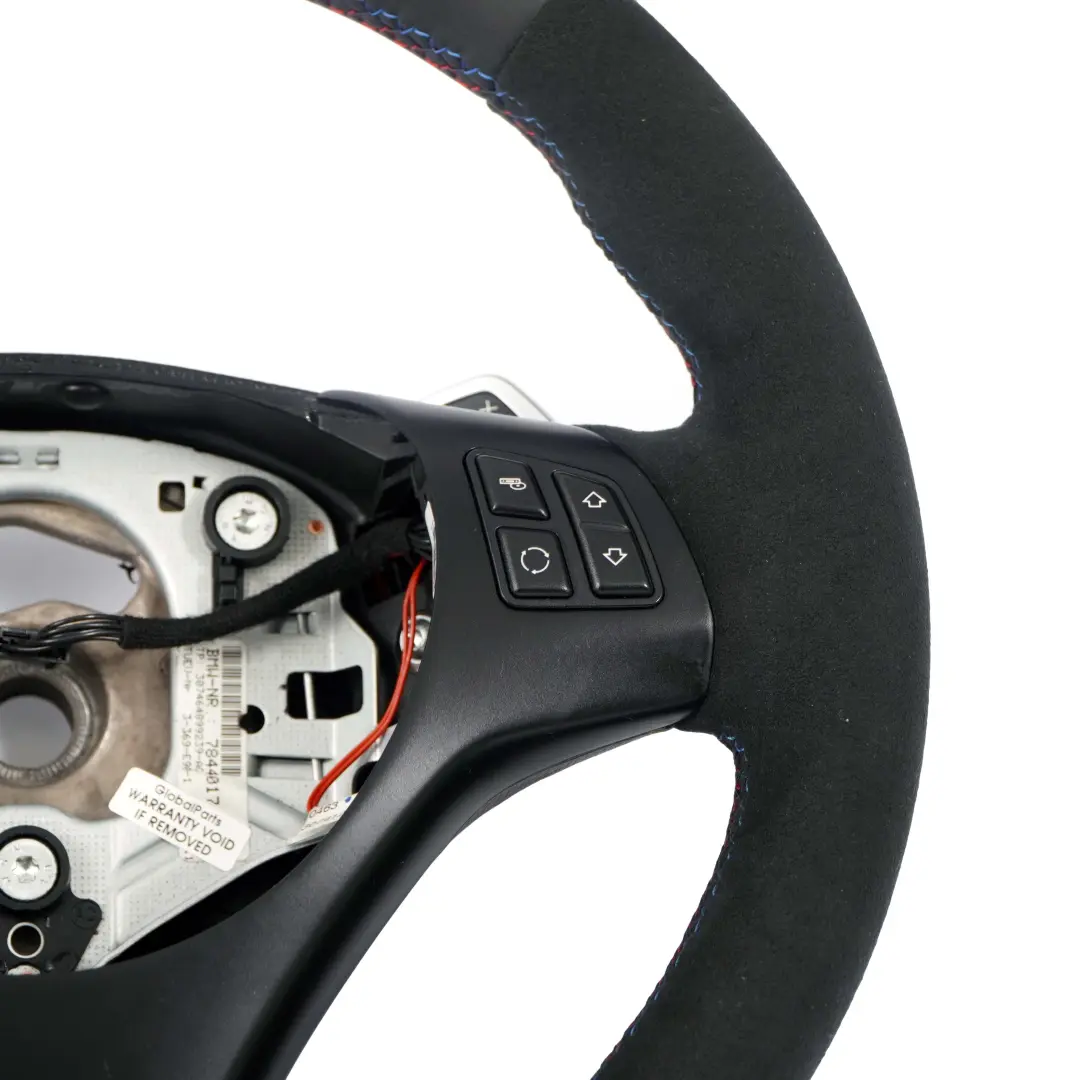 NEU Leder / Alcantara M-Sport Dickes Lenkrad Paddelschieber für BMW E92 E93 LCI mit Teilenummer 7839115 BMW E92 E93 LCI NEU Leder / Alcantara M-Sport Dickes Lenkrad Paddelschieber - SKU 7839115-4 - Teilenummer 7839115