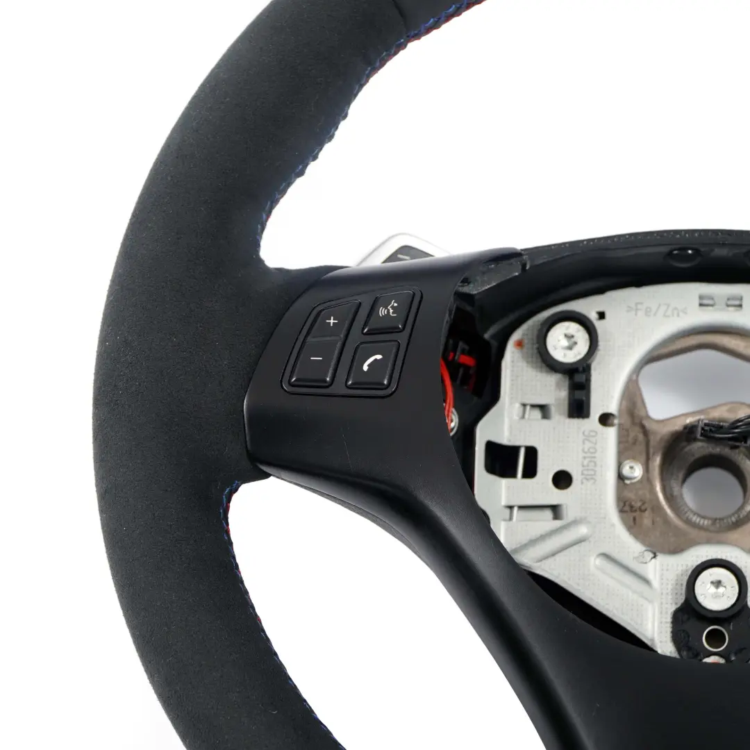 NEU Leder / Alcantara M-Sport Dickes Lenkrad Paddelschieber für BMW E92 E93 LCI mit Teilenummer 7839115 BMW E92 E93 LCI NEU Leder / Alcantara M-Sport Dickes Lenkrad Paddelschieber - SKU 7839115-4 - Teilenummer 7839115