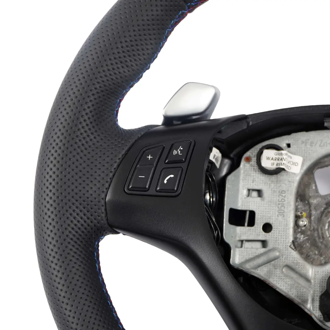 NUEVO cuero M-Sport grueso volante Paddle Shift para BMW E87 E90 E91 E92 con número de pieza 7839115 BMW E87 E90 E91 E92 NUEVO cuero M-Sport grueso volante Paddle Shift - SKU 7839115 - Número de pieza 7839115