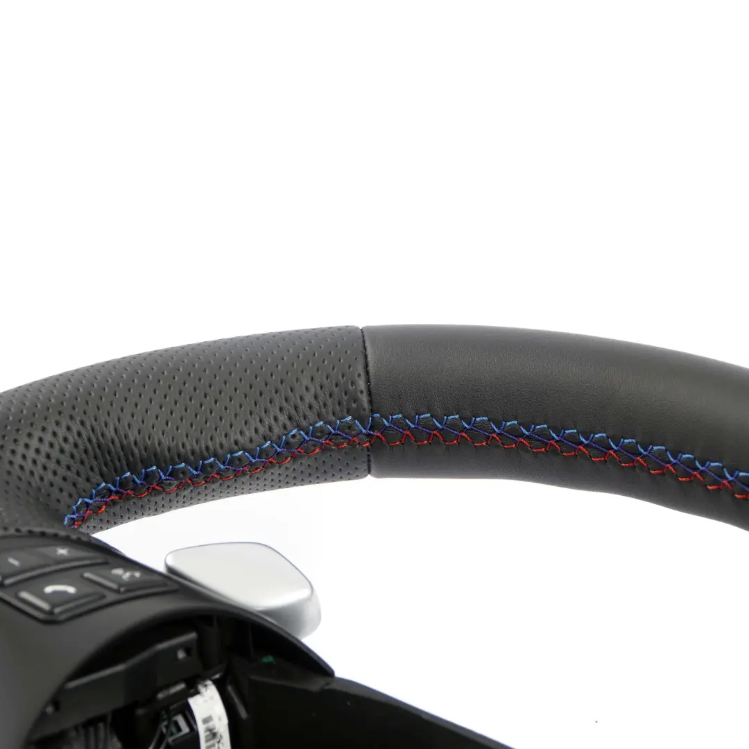 BMW E81 E87 E90 E91 E92 NEU Schwarz Leder M-Sport Dickes Lenkrad Paddelschieber - SKU 7839115 - Teilenummer 7839115