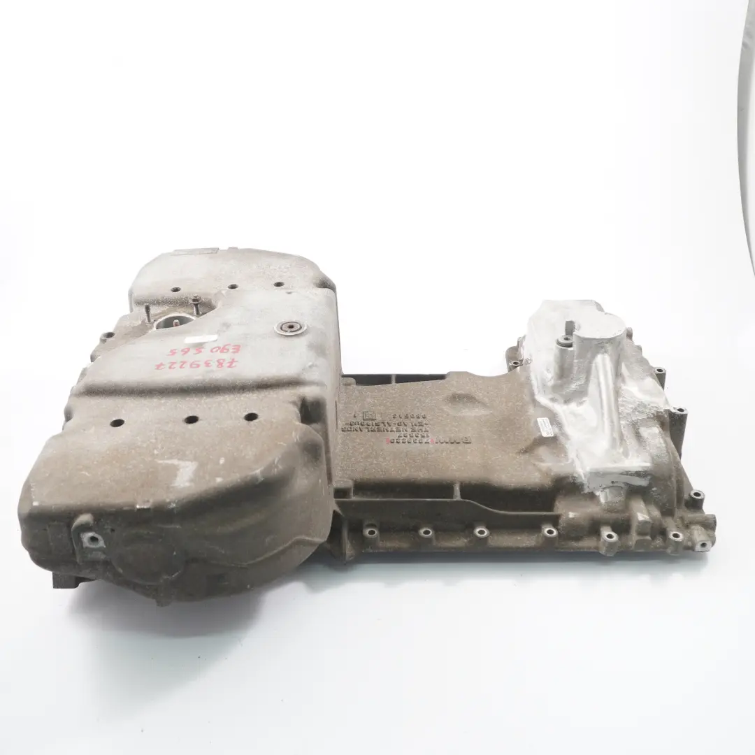 S65 gasolina cárter inferior reparado para BMW E90 E91 E92 E93 M3 con número de pieza 7839227 BMW E90 E91 E92 E93 M3 S65 gasolina cárter inferior reparado - SKU 7839227 - Número de pieza 7839227