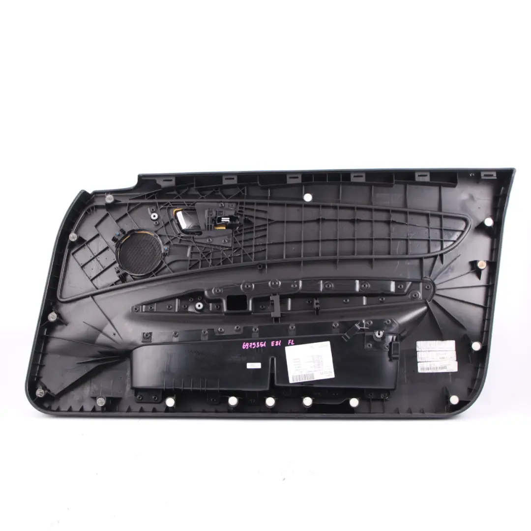 Puerta Forro Tarjeta Tela Delantero Izquierdo N/S Flashpoint Negro para BMW E81 E82 con número de pieza 7839241 BMW E81 E82 Puerta Forro Tarjeta Tela Delantero Izquierdo N/S Flashpoint Negro - SKU 7839241 - Número de pieza 7839241