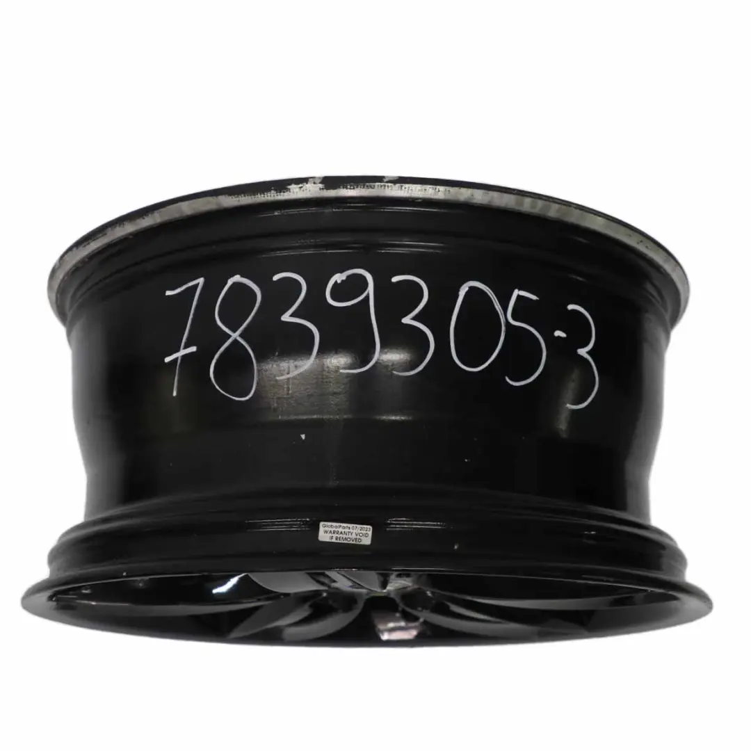BMW E81 E87 Schwarz Felge Alufelge Hinten 18" 8,5J M Doppelspeiche 208 - SKU 7839305-3 - Teilenummer 7839305