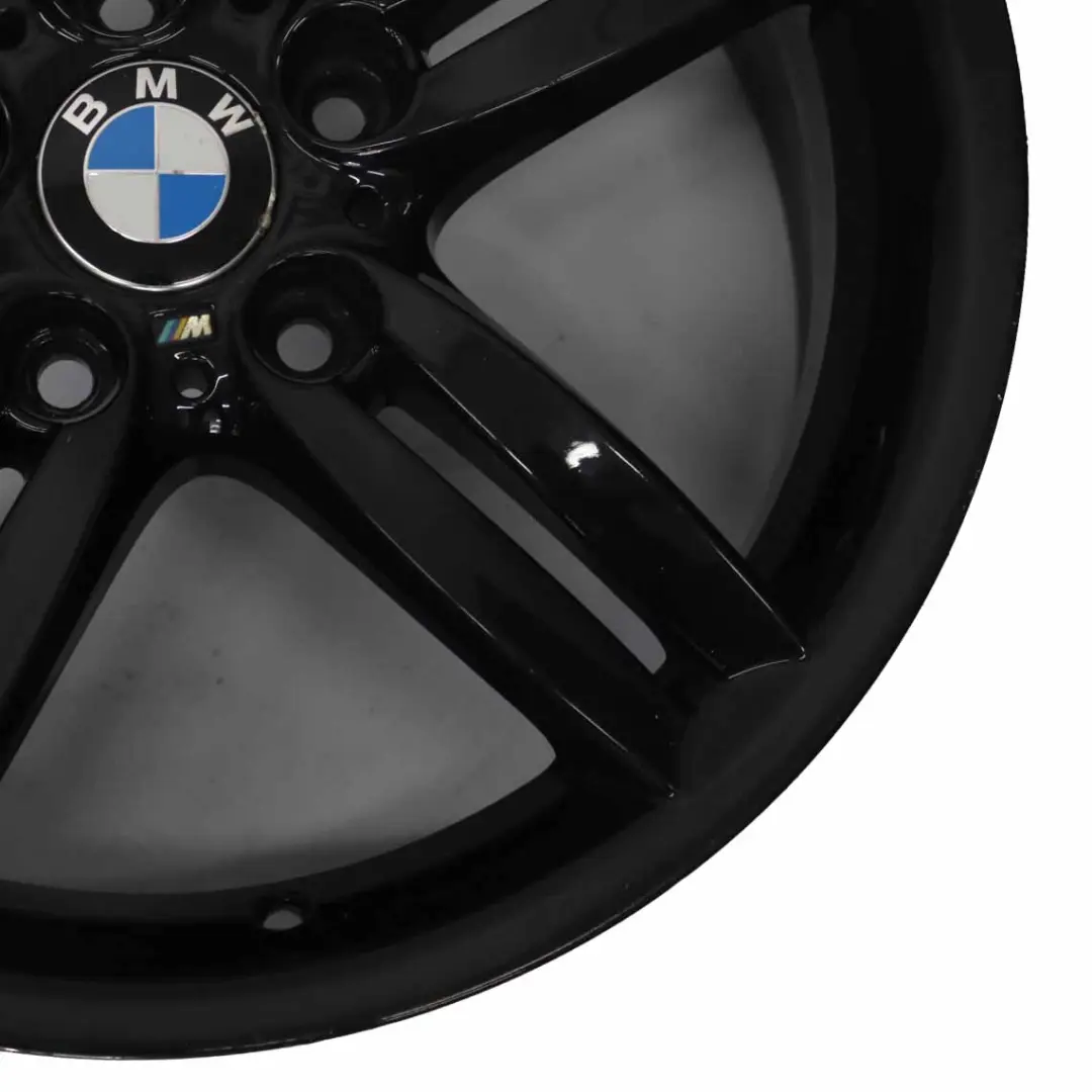 Schwarz Felge Alufelge Hinten 18" 8,5J M Doppelspeiche 208 für BMW E81 E87 mit Teilenummer 7839305 BMW E81 E87 Schwarz Felge Alufelge Hinten 18" 8,5J M Doppelspeiche 208 - SKU 7839305-3 - Teilenummer 7839305