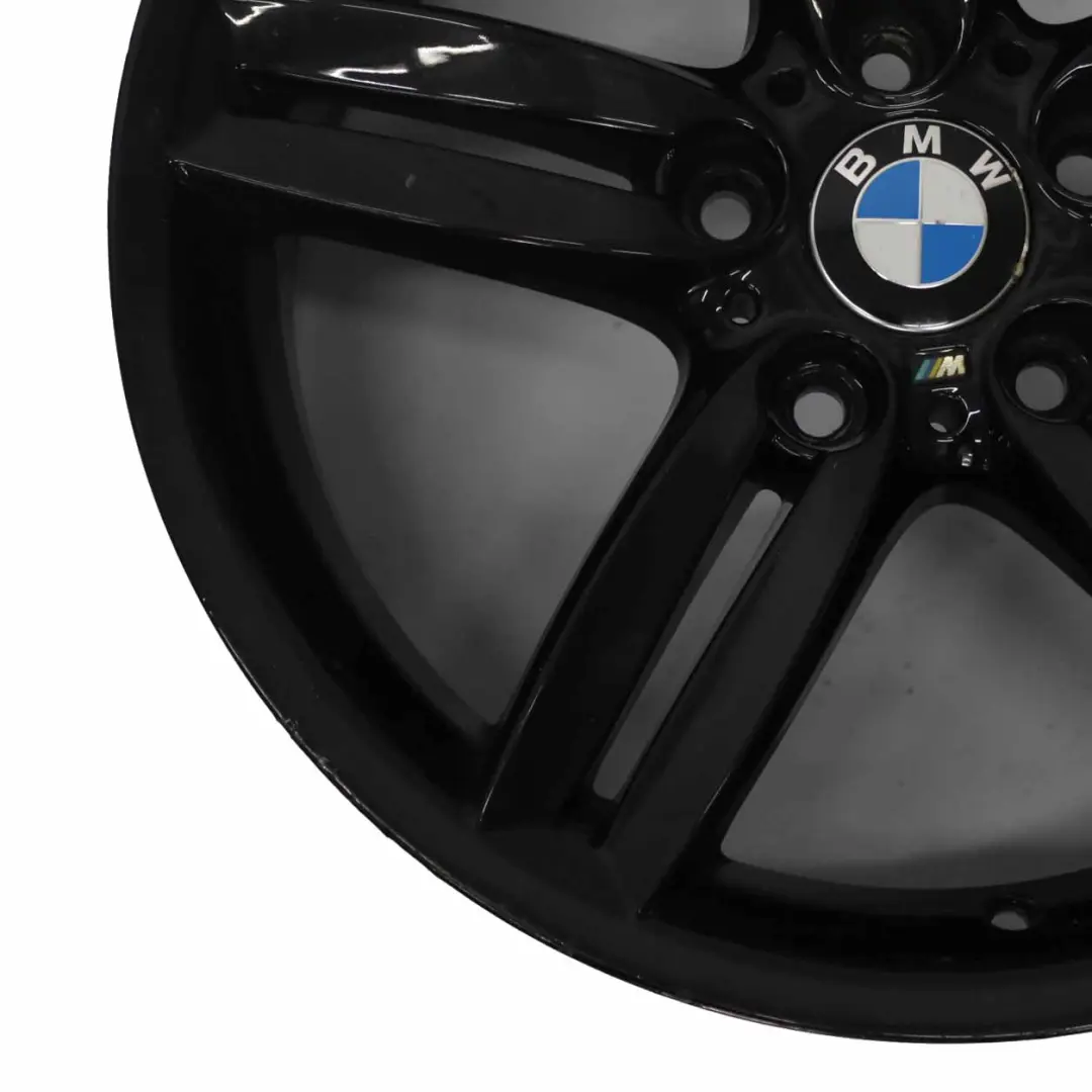 BMW E81 E87 Black Rear Alloy Wheel Rim 18" 8,5J M double Spoke 208 - SKU 7839305-3 - Part number 7839305