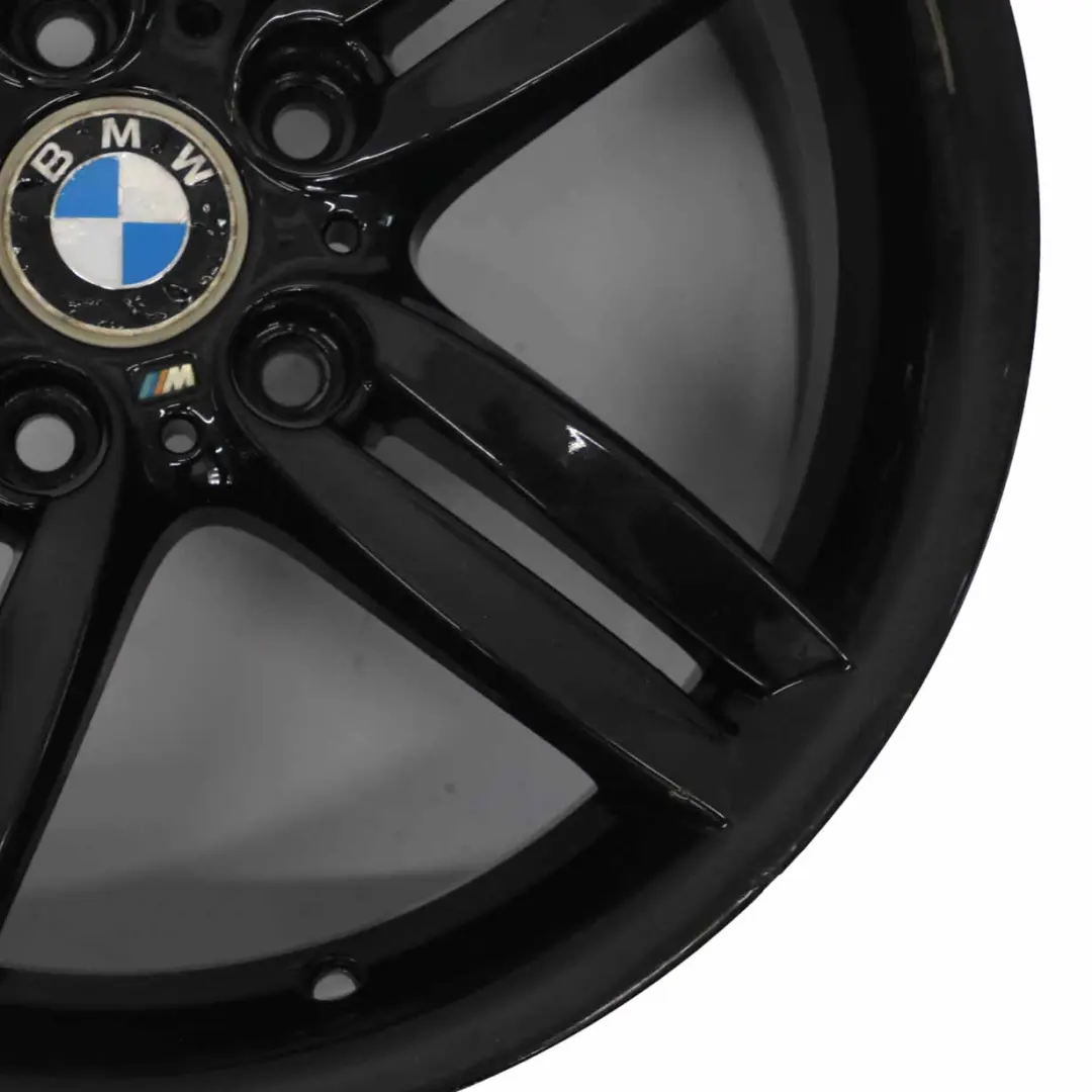 BMW E81 E87 Black Rear Alloy Wheel Rim 18" 8,5J M double Spoke 208 - SKU 7839305-4 - Part number 7839305