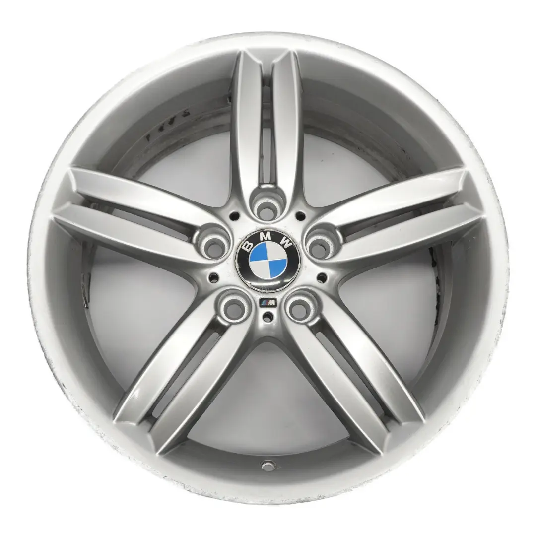 BMW E81 E87 Rear Silver Alloy Wheel Rim 18" 8,5J M Double Spoke 208 - SKU 7839305-7 - Part number 7839305