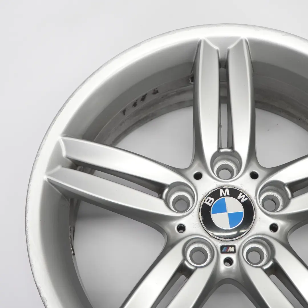 BMW E81 E87 Rear Silver Alloy Wheel Rim 18" 8,5J M Double Spoke 208 - SKU 7839305-7 - Part number 7839305